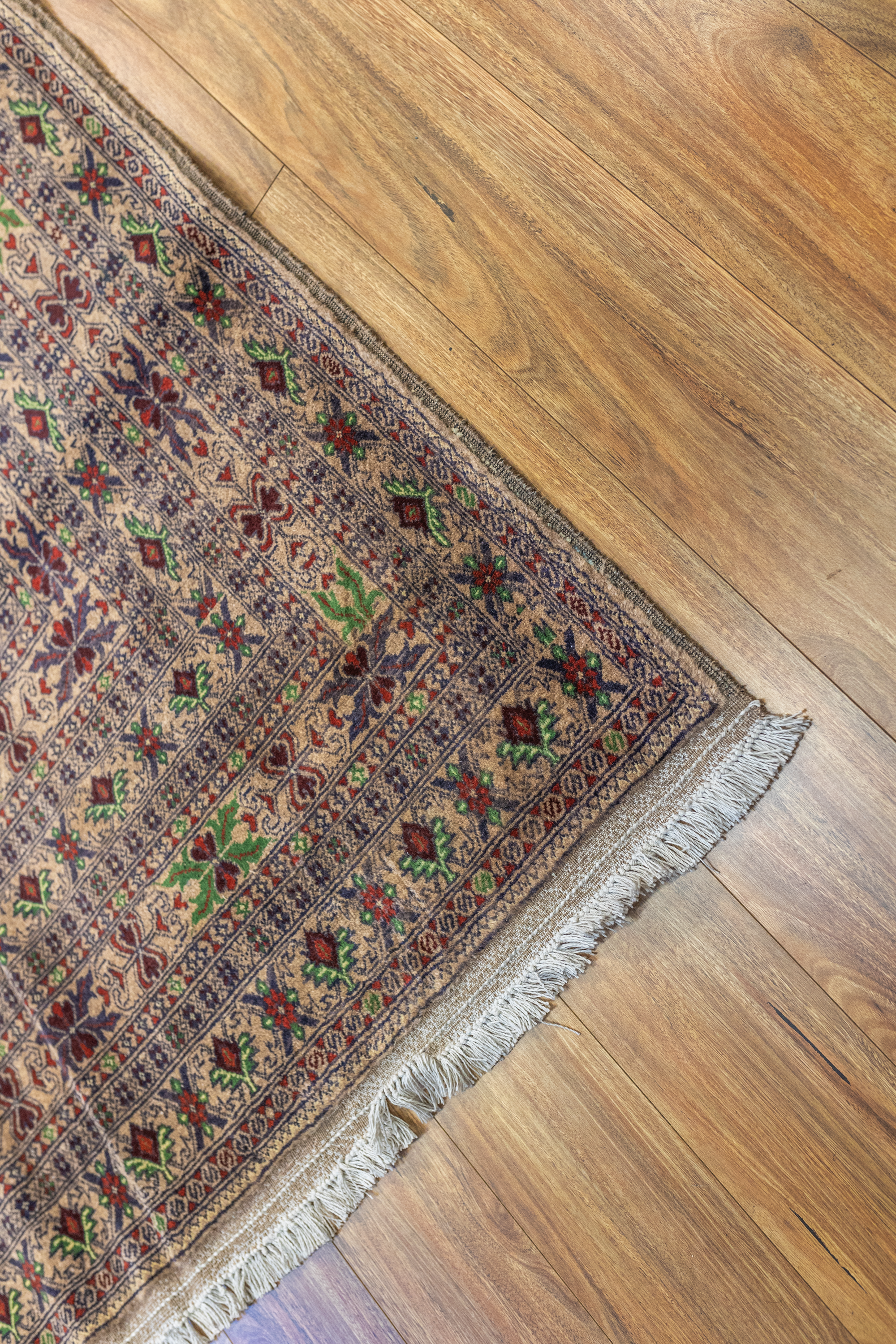 Beige Afghan Mazari Wool Rug 381cm x 293cm