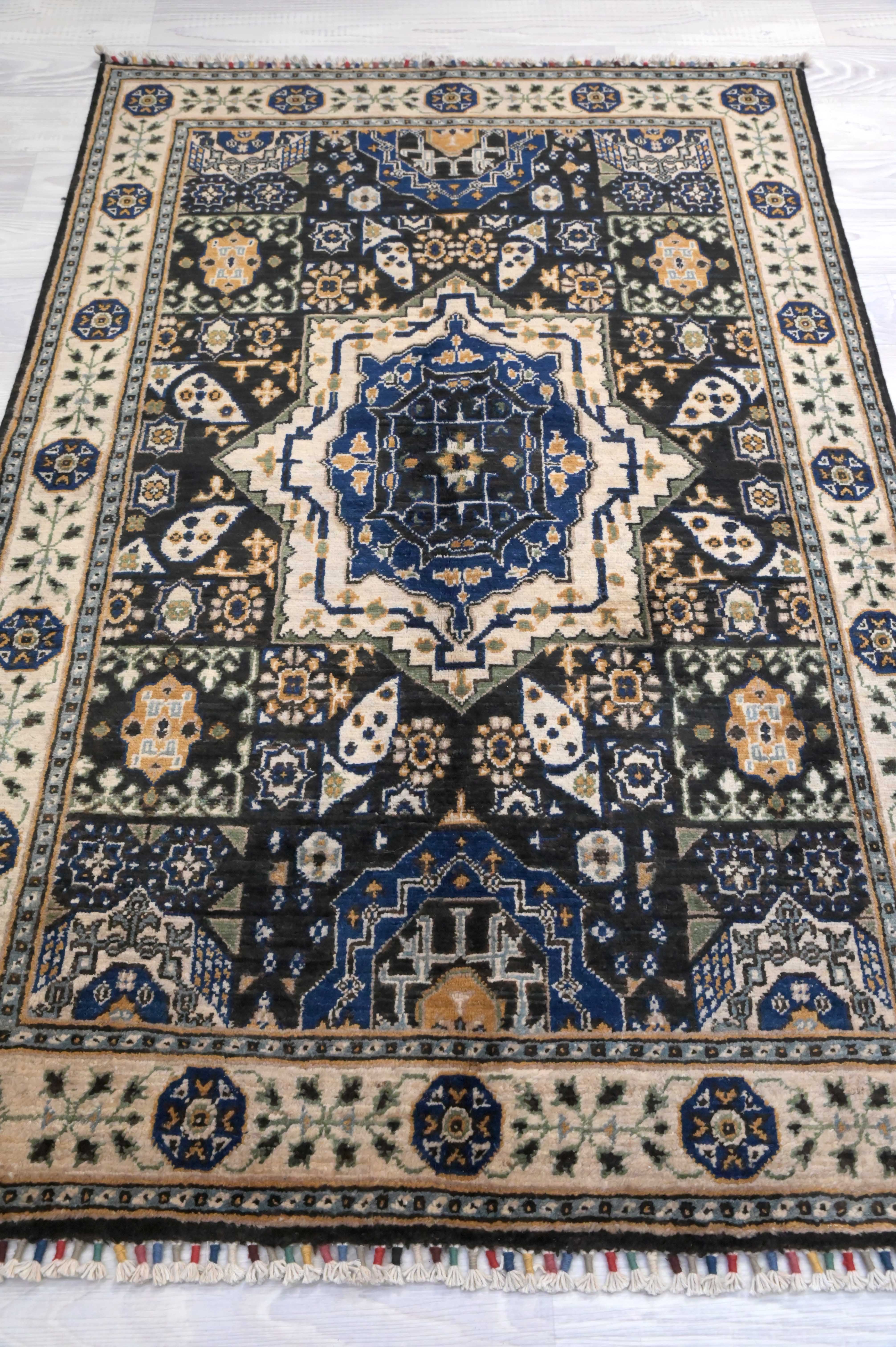 Multicolour Afghan Mamluk Chobi Rug 148cm x 98cm