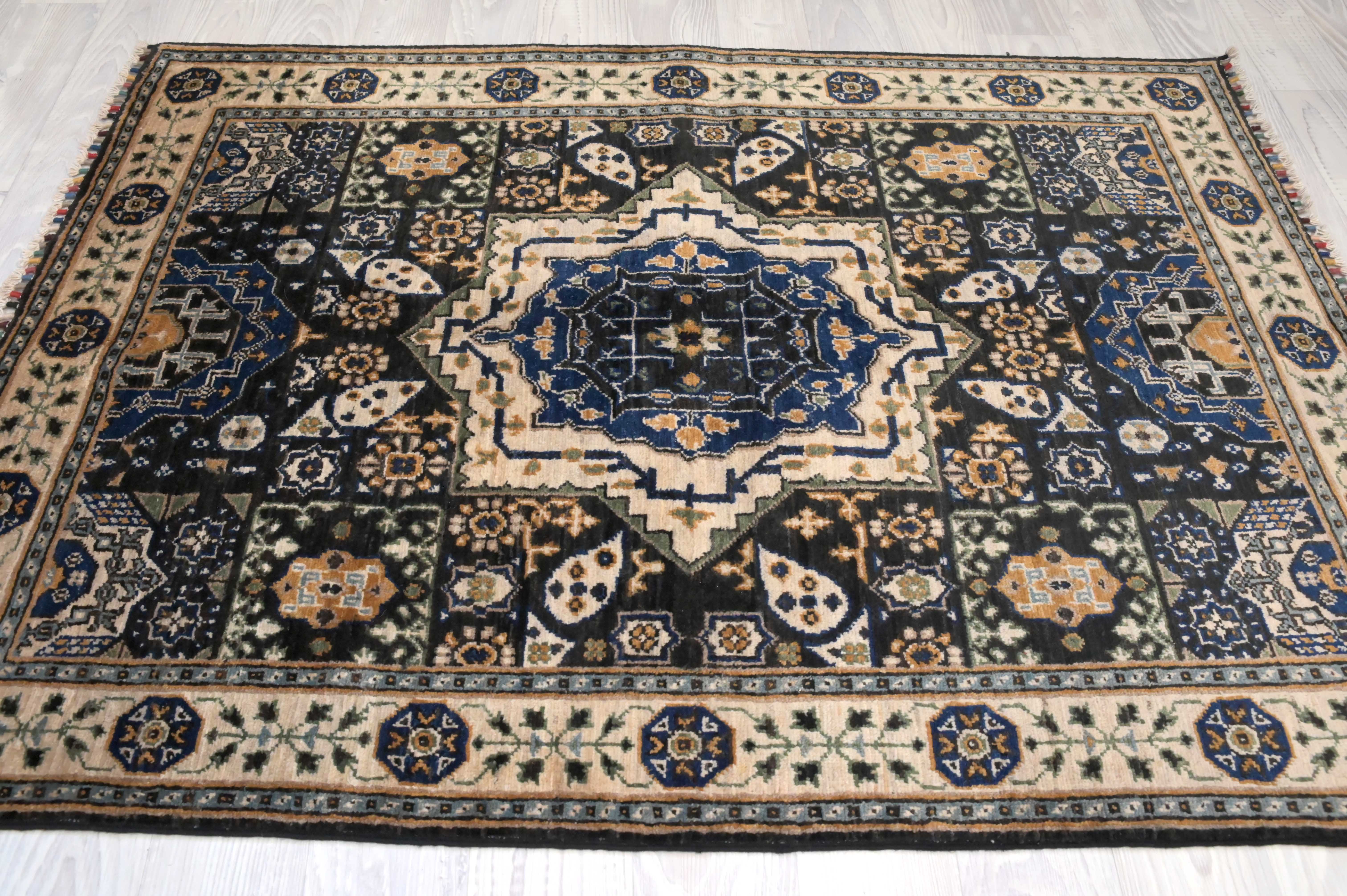 Multicolour Afghan Mamluk Chobi Rug 148cm x 98cm