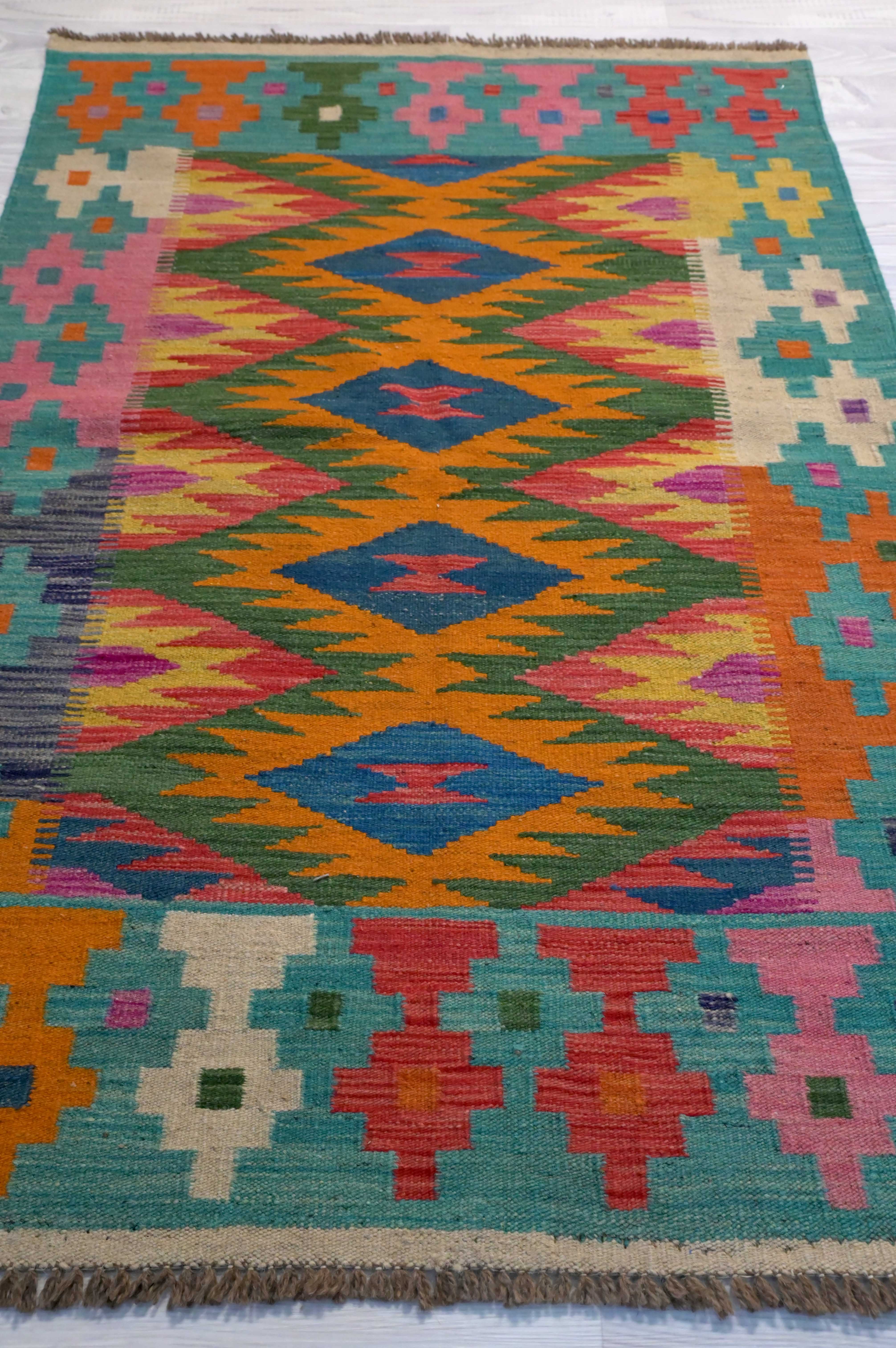 Multicolour Boho Kilim Rug159cm x 107cm