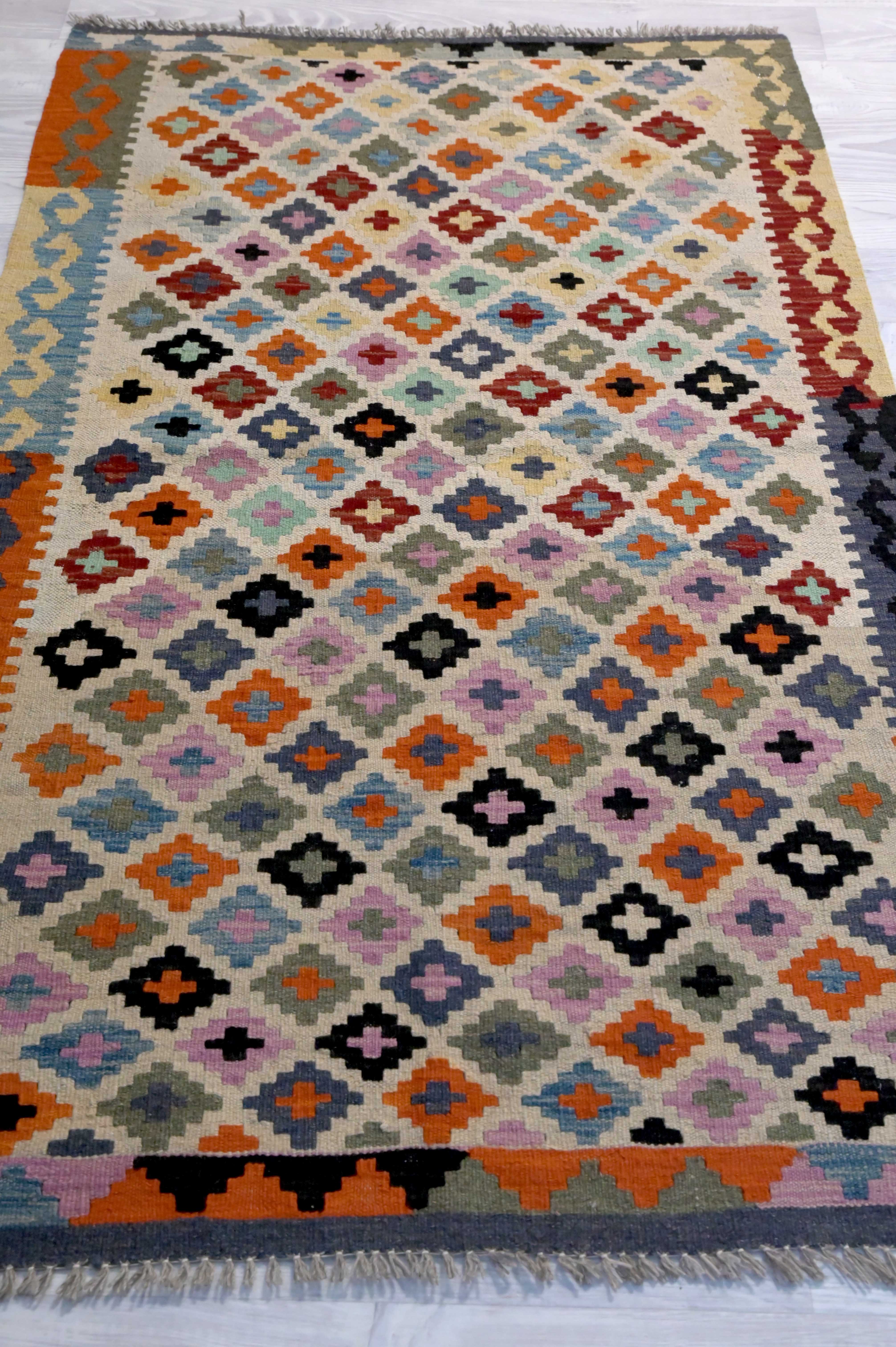 Multicolour Boho Kilim Rug151cm x 99cm