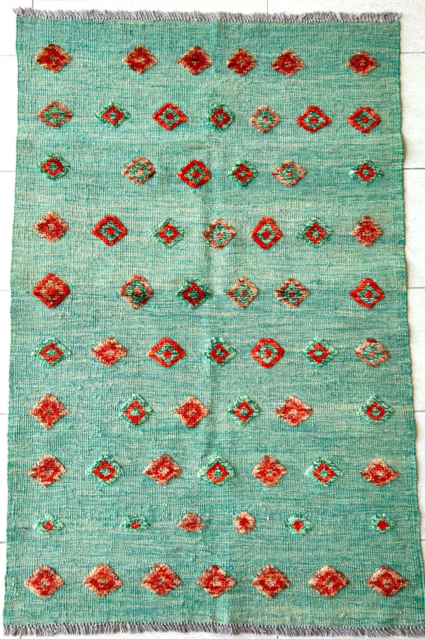 Handknotted Wool Modern Persian Kilim (148cm x 97cm)