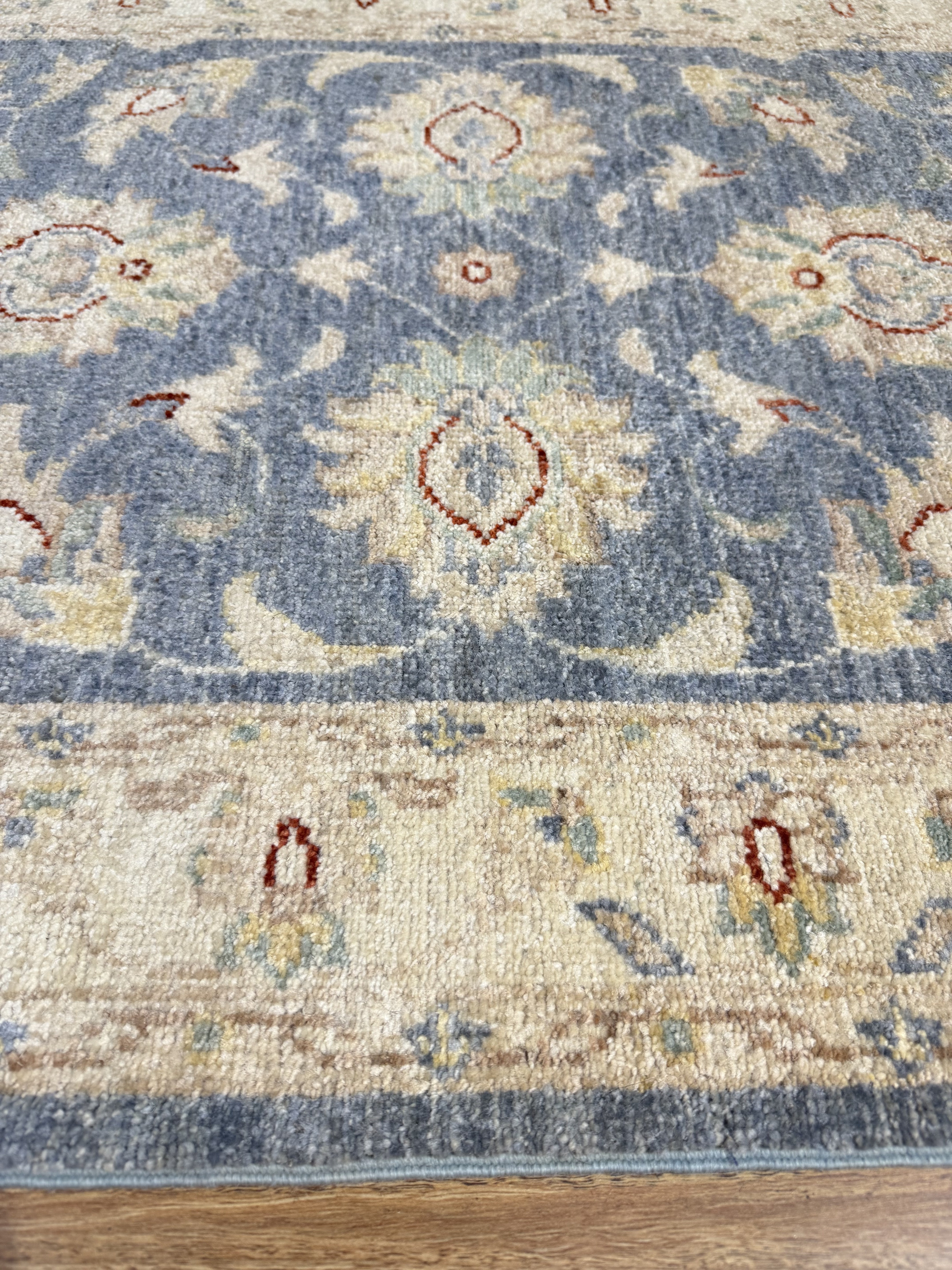 Blue Afghan Chobi Runner 400cm x 80cm