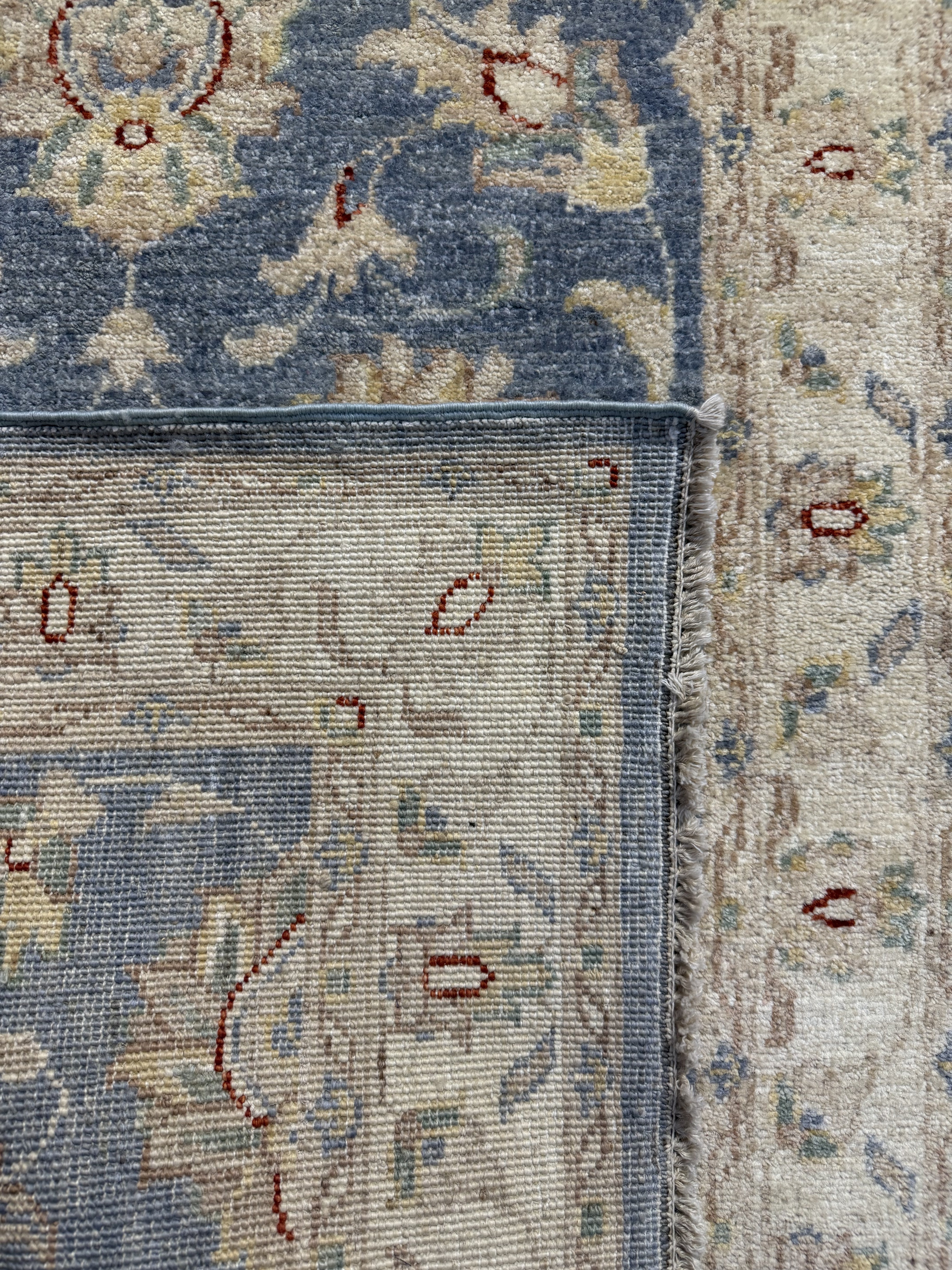 Blue Afghan Chobi Runner 400cm x 80cm