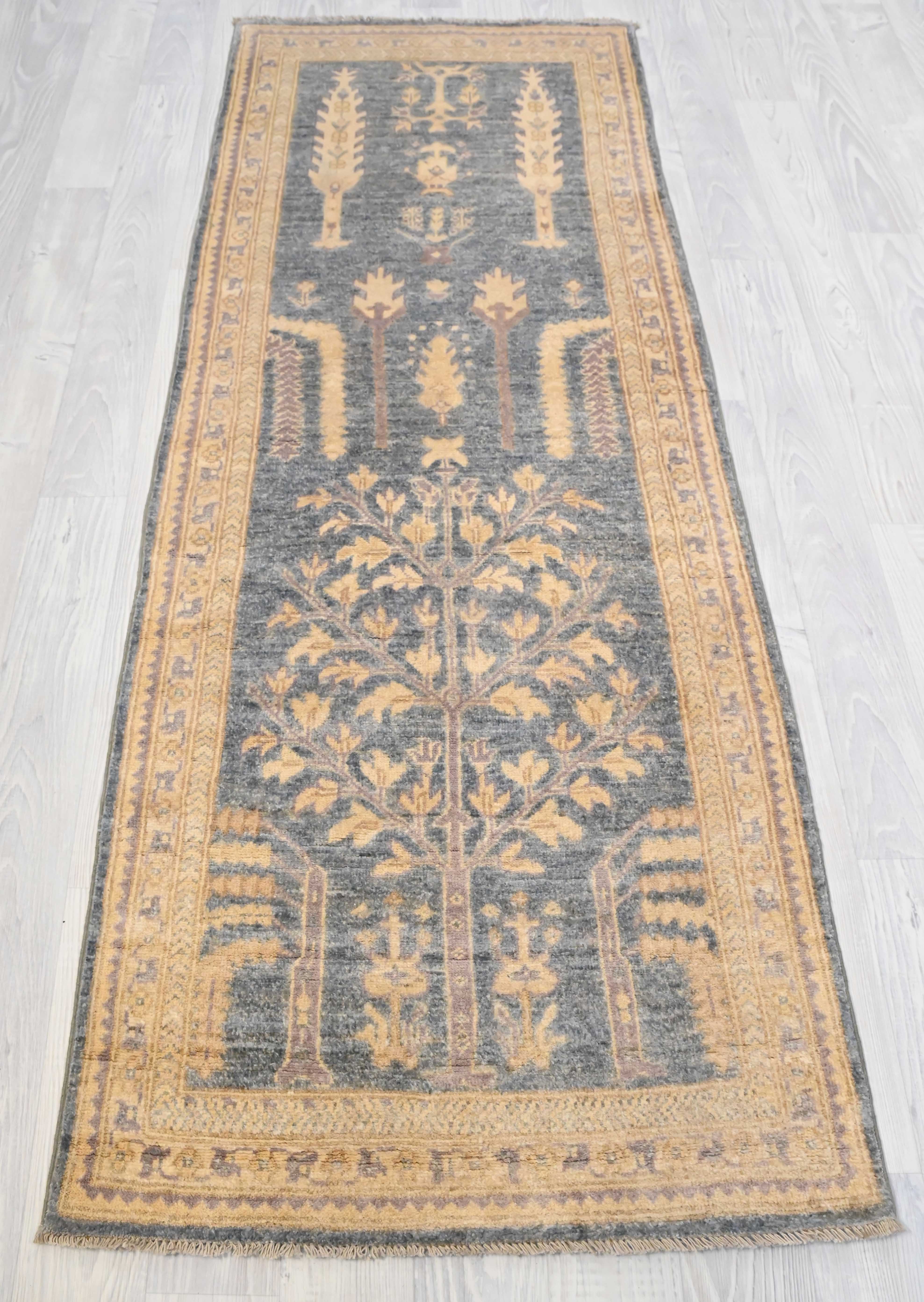 Pictorial Afghan Chobi Runner 208cm x 79cm