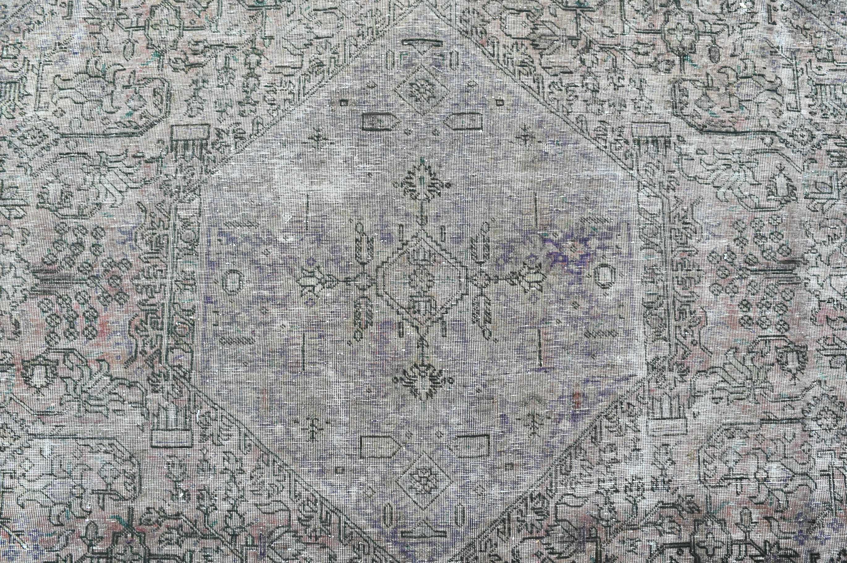 Handknotted Zero-Pile Wool Over-dyed Tribal Persian Rug - 385H x 293W