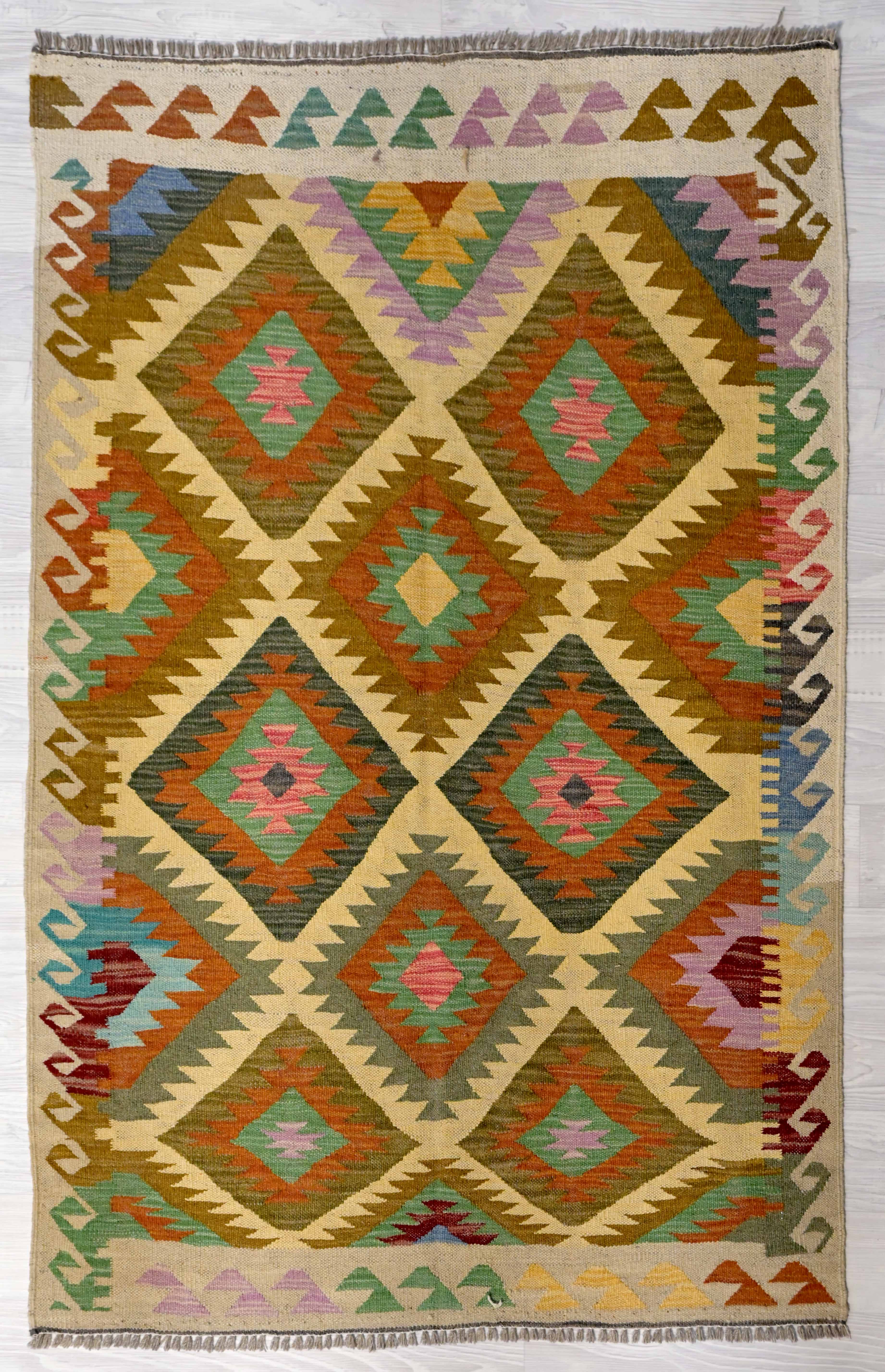 Multicolour Boho Kilim 154cm x 98cm