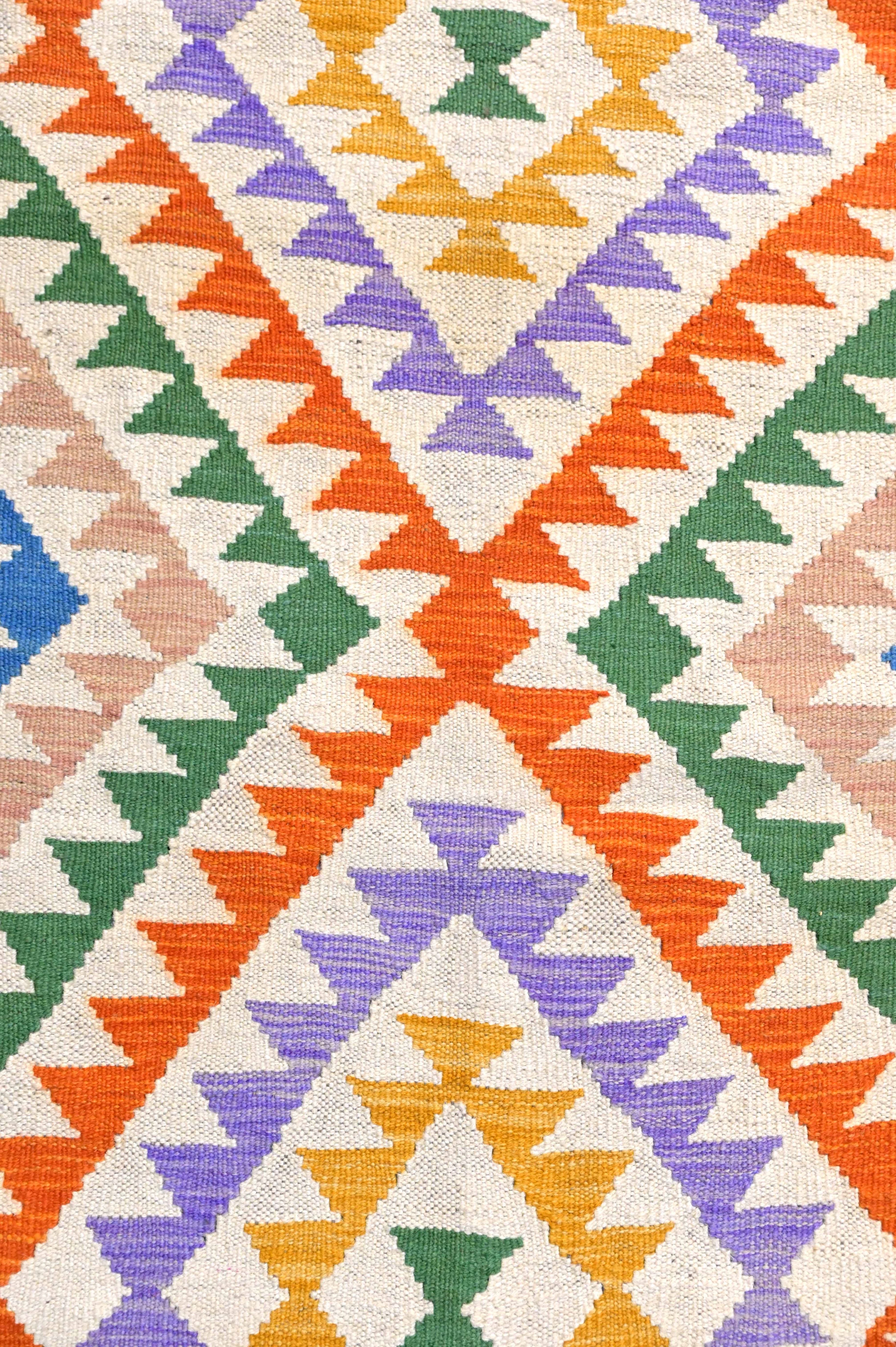 Multicolour Boho Persian Kilim 156cm x 92cm