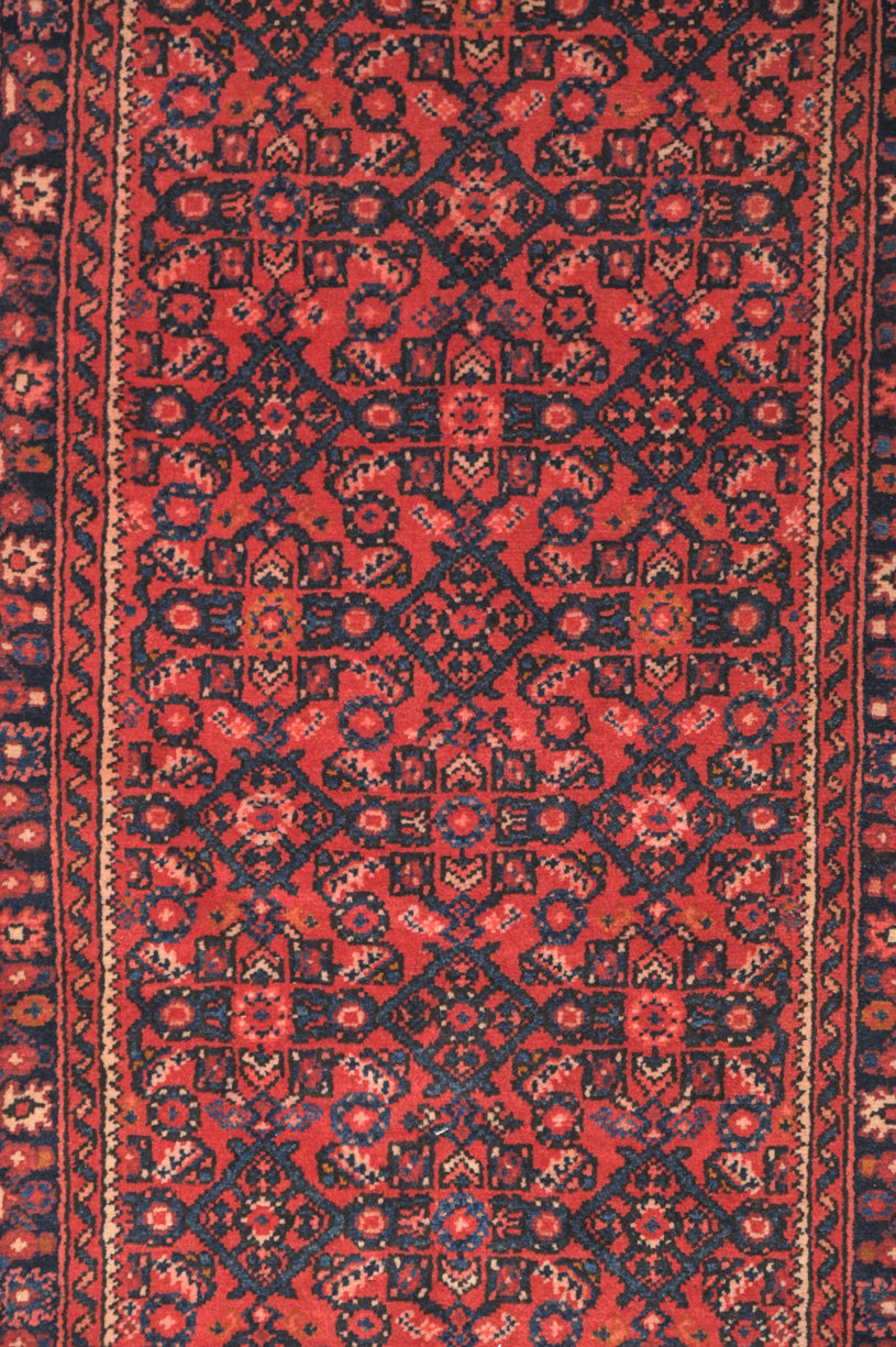 Red Persian Enjalis Runner 352cm x 83cm