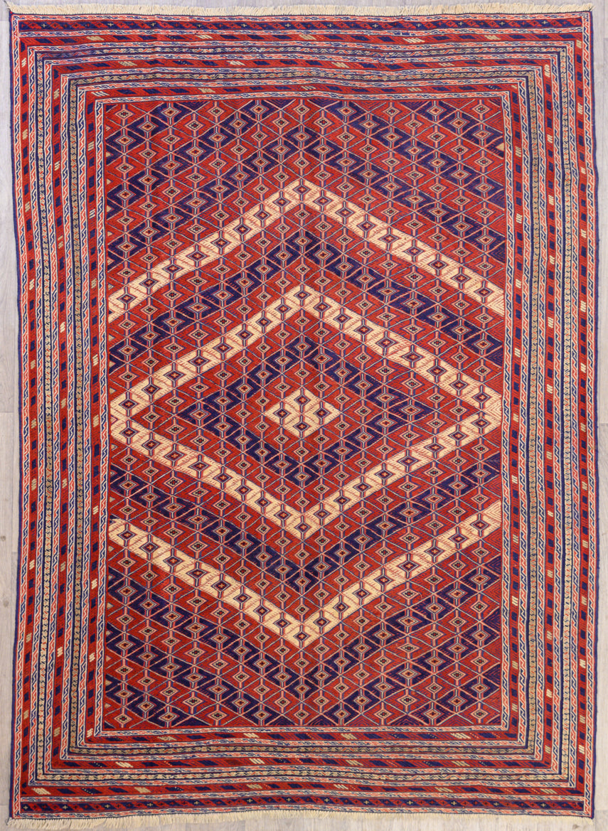 Red Persian Meshwani Wool Rug 280cm x 200cm