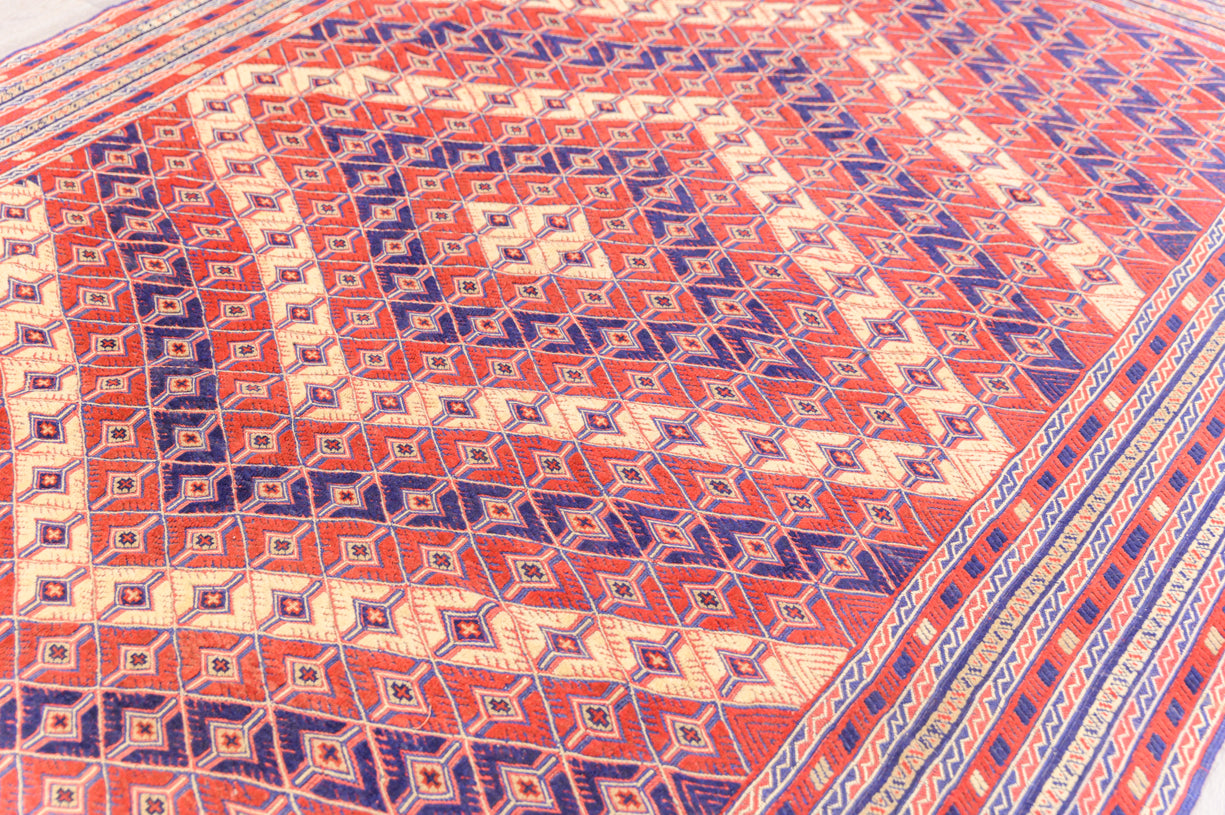 Red Persian Meshwani Wool Rug 280cm x 200cm