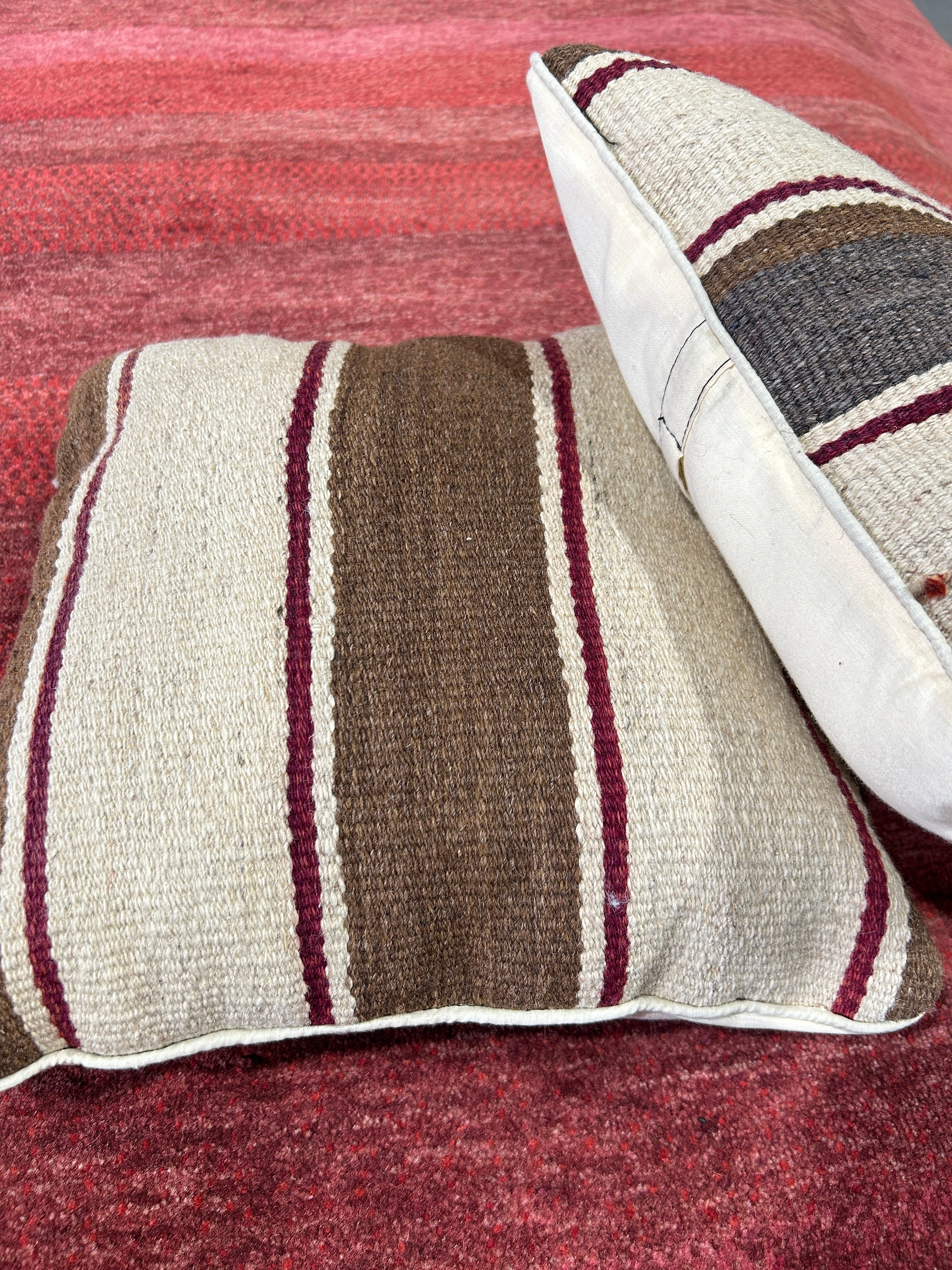 Collection of 2 pieces - Persian Kilim Cushions Filled