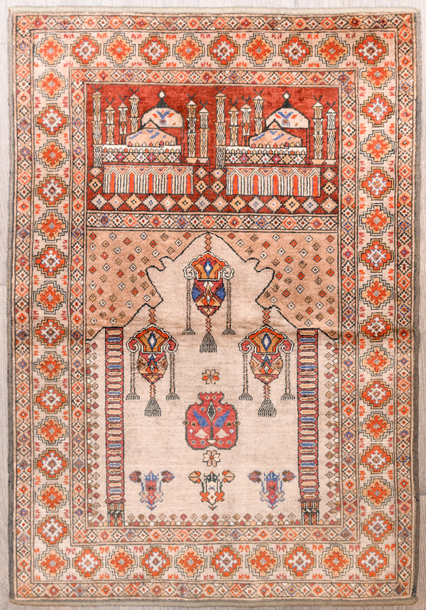 Fine Persian Prayer Rug 123cm x 84cm