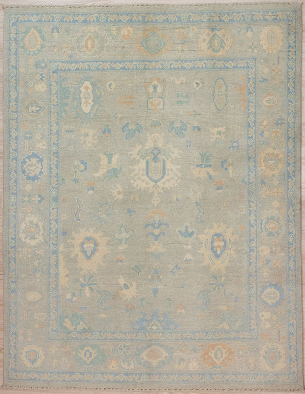 Authentic Hand Knotted Grey Muted Afghan Oushak Chobi Wool Rug 240cm x 196cm suitable for large areas
Paler tones of pure hand dyed wool with forms extracted from ancient symbols lost in time.
Muted grey, pink and blue tones all made from natural vegetable dyes
Oushak Design light toned rug brightens your interior and opens your space
Having a light and dark aspect is a trademark of Handmade Rugs
Durable and Wear Resistant Suitable for High Traffic Areas