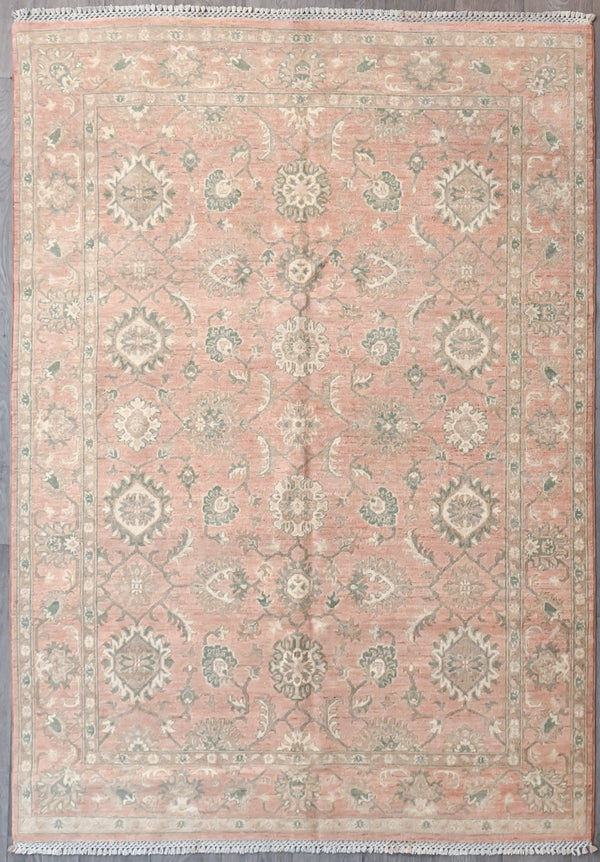 Authentic Handknotted Peach Afghan Chobi Wool Rug 236cm x 166cm
Having a light and dark side is a trademark of Handmade Rugs