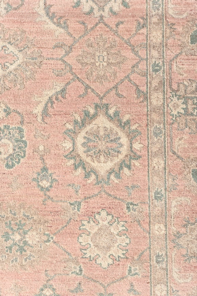 Peach Afghan Chobi Wool Rug 236cm x 166cm