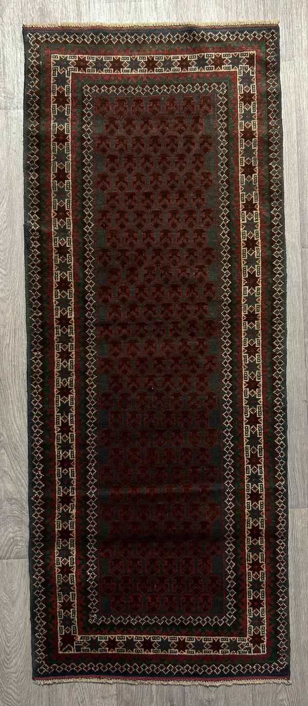 Persian Baluchi Wool Runner 193cm x 77cm