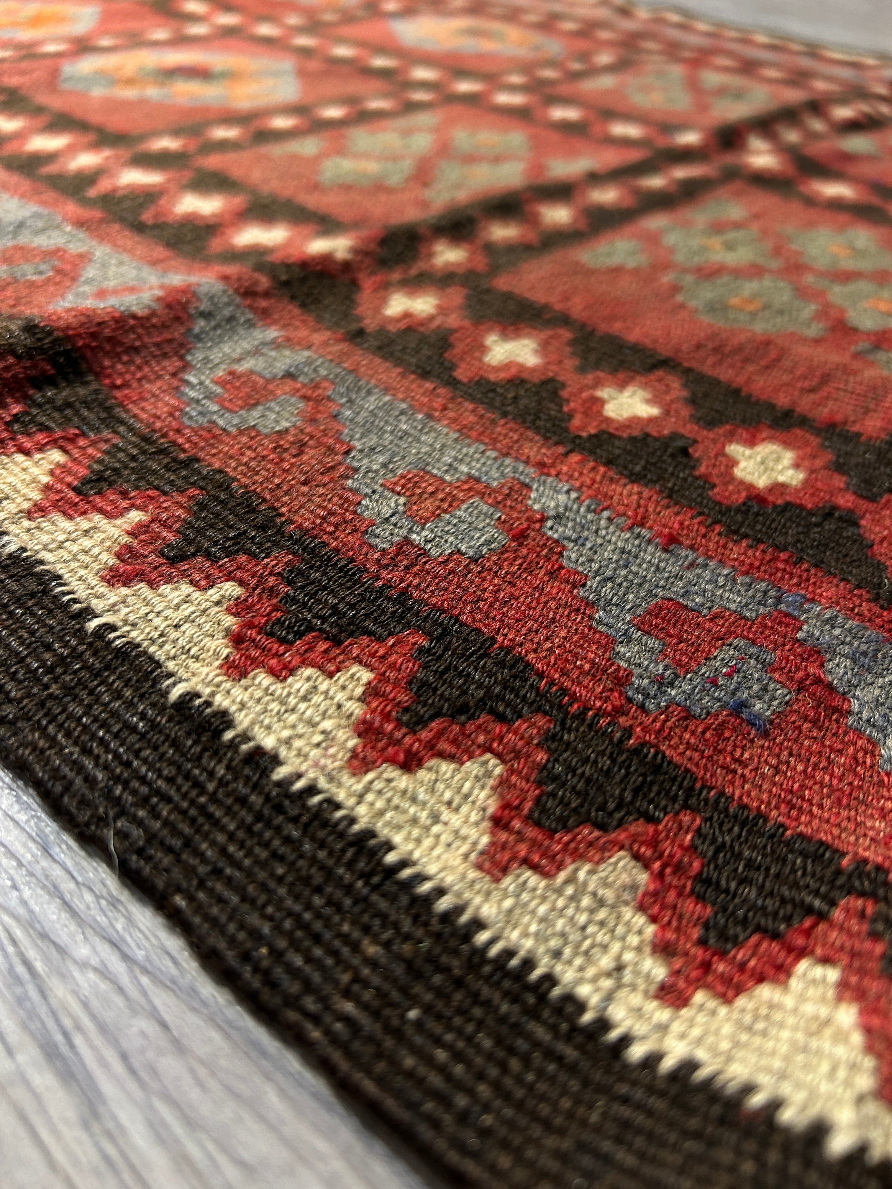 Vintage Persian Kilim Wool Rug 117cm x 68cm