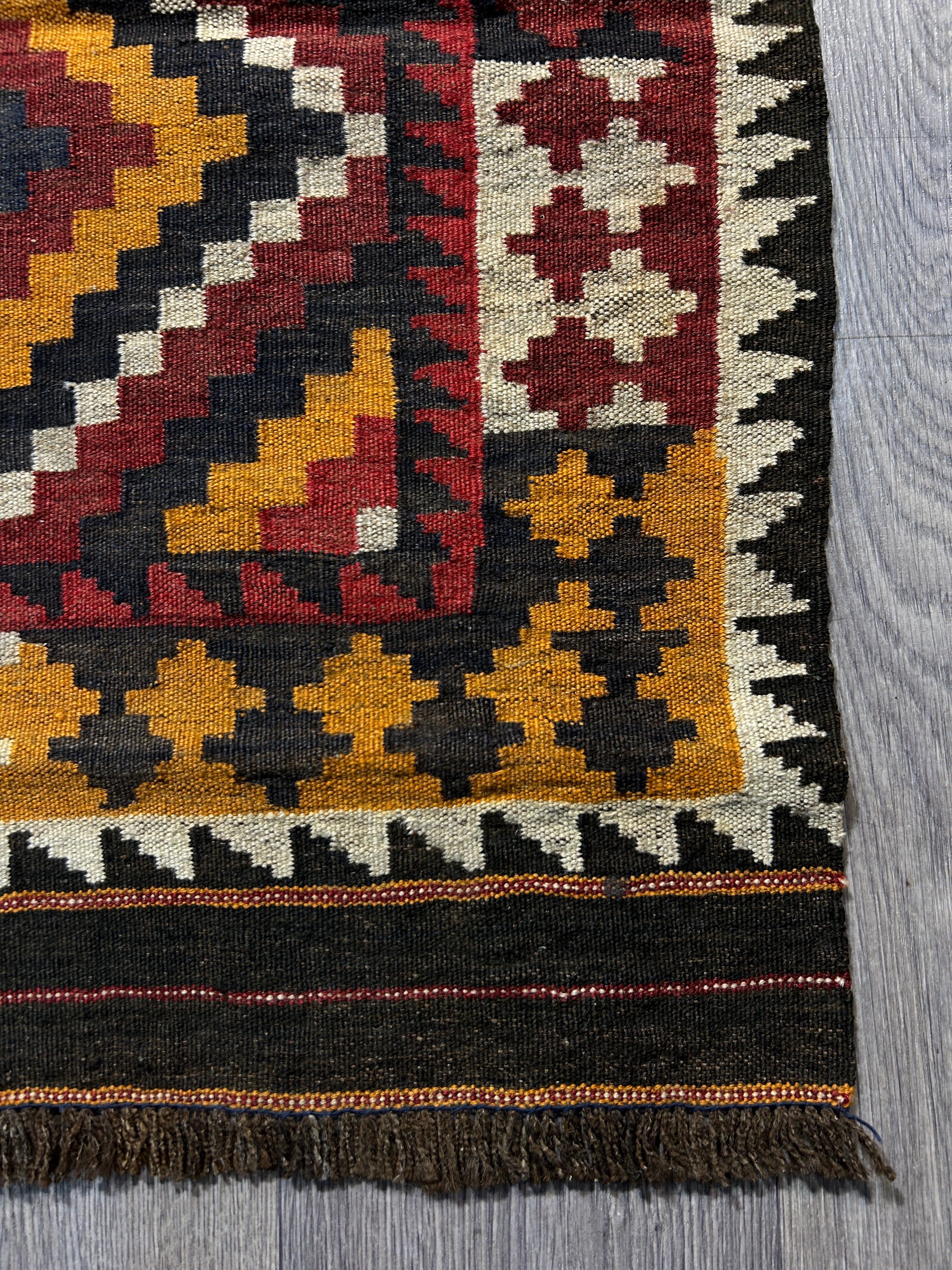 Vintage Persian Kilim Wool Rug 175cm x 104cm