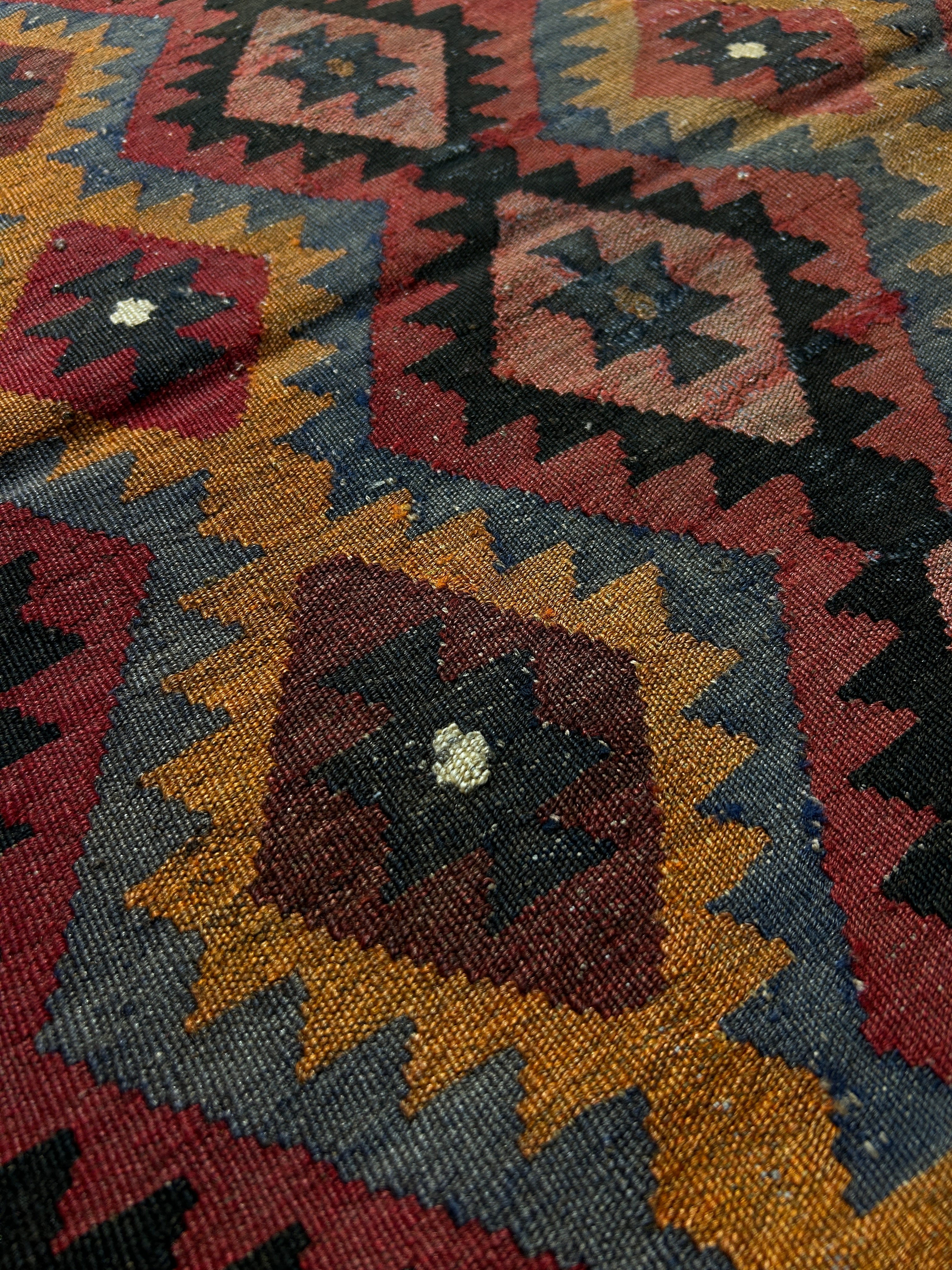 Vintage Persian Kilim Wool Rug 138cm x 83cm