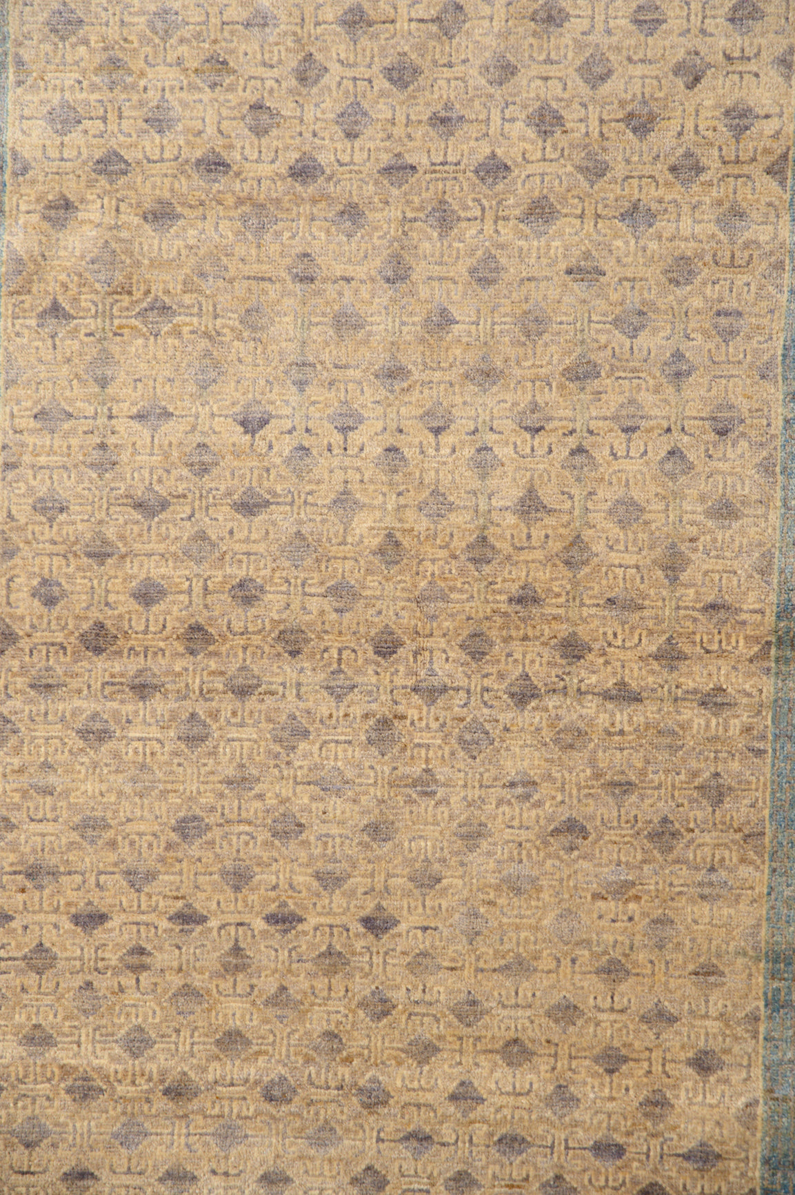 Beige Afghan Chobi Rug 178cm x 125cm