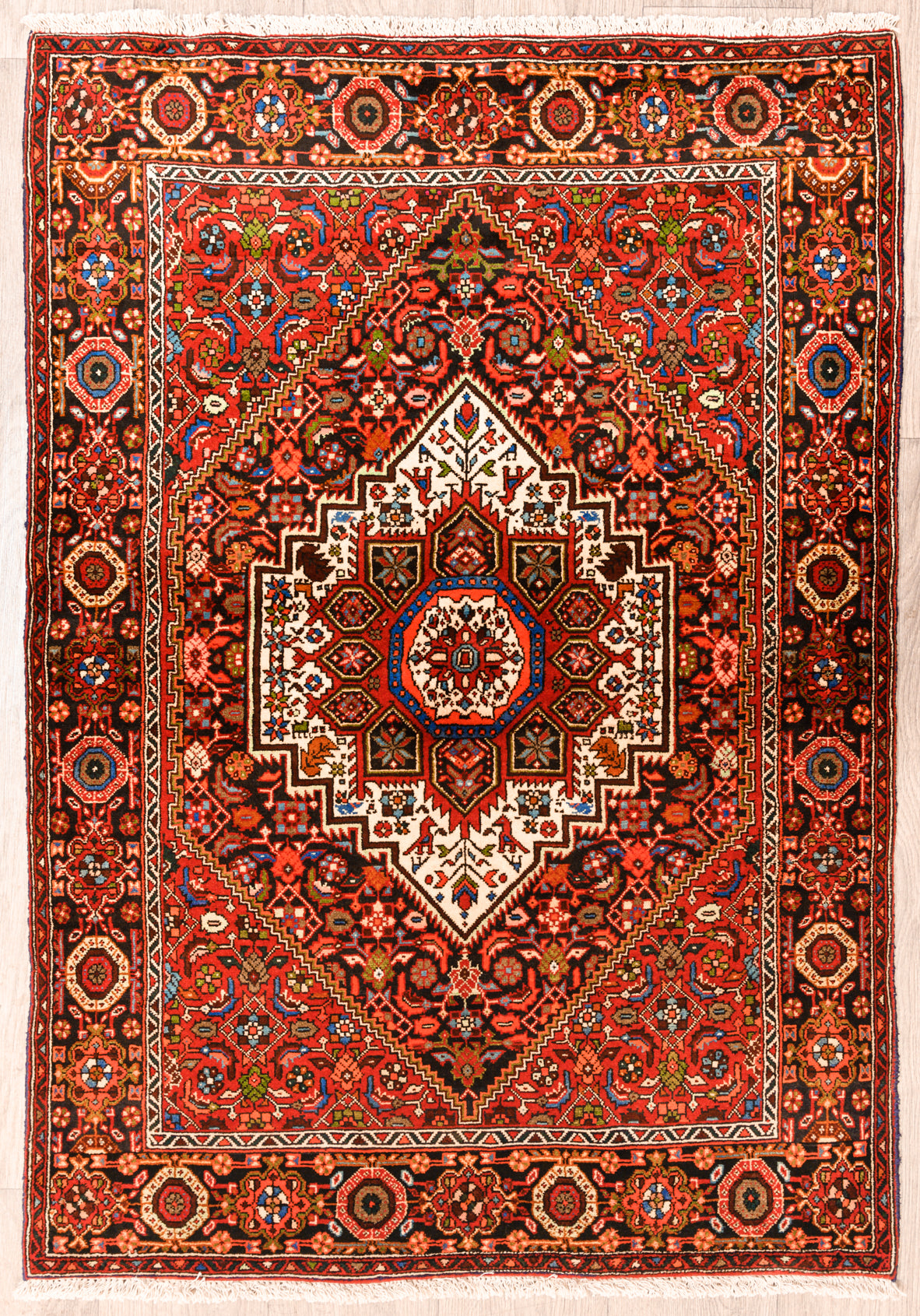 Fine Persian Bijar Wool Rug 145cm x 103cm