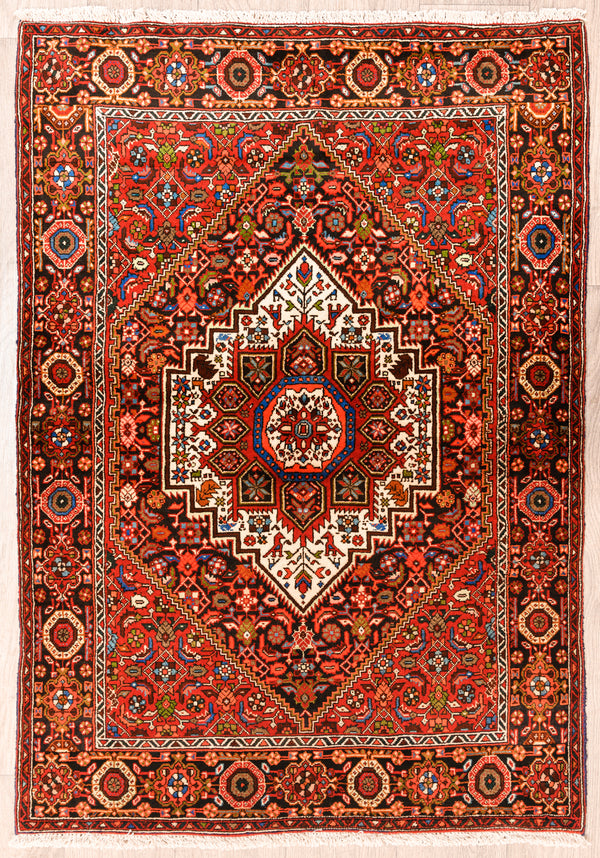 Fine Persian Bijar Wool Rug 145cm x 103cm