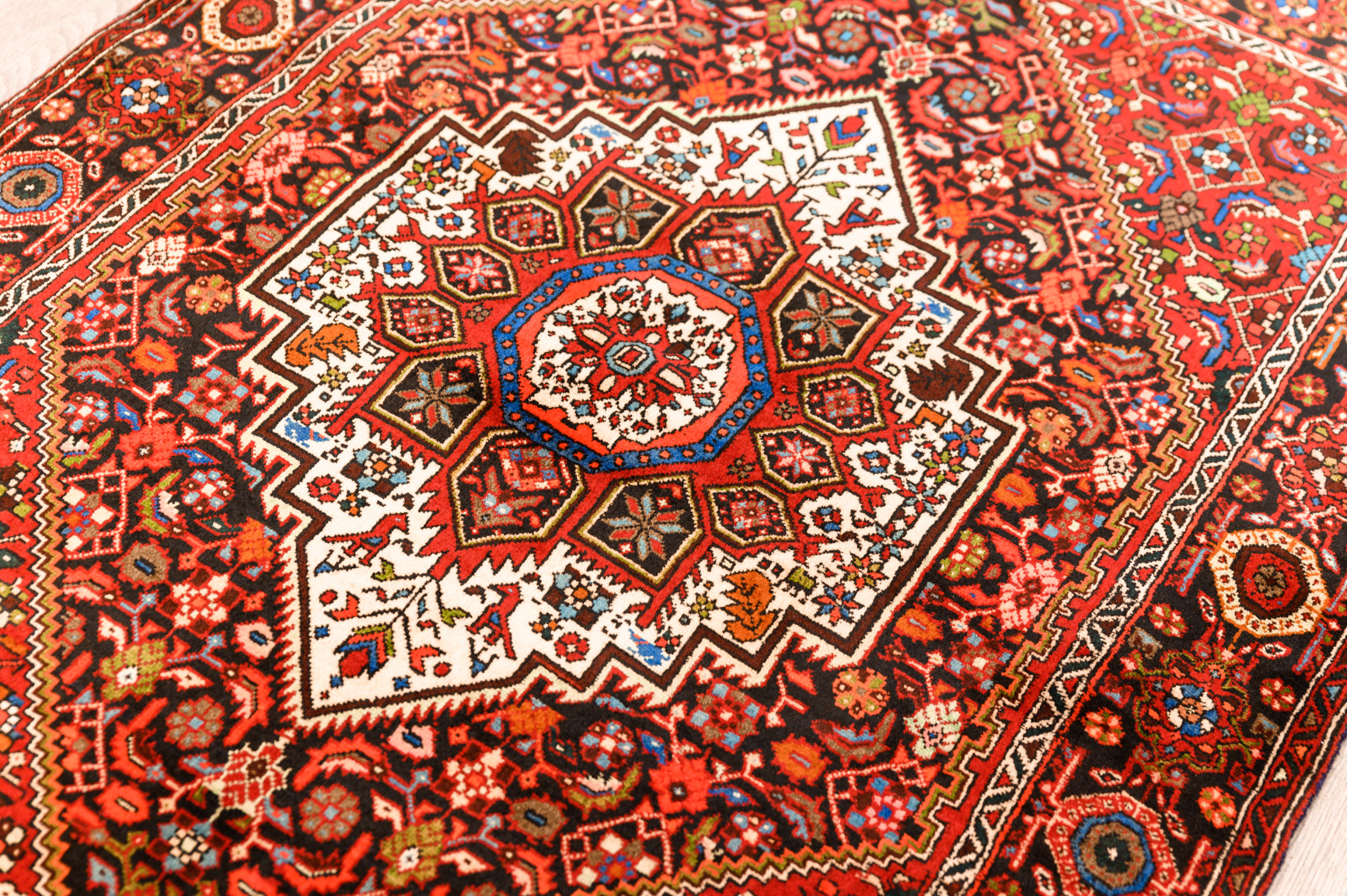 Fine Persian Bijar Wool Rug 145cm x 103cm