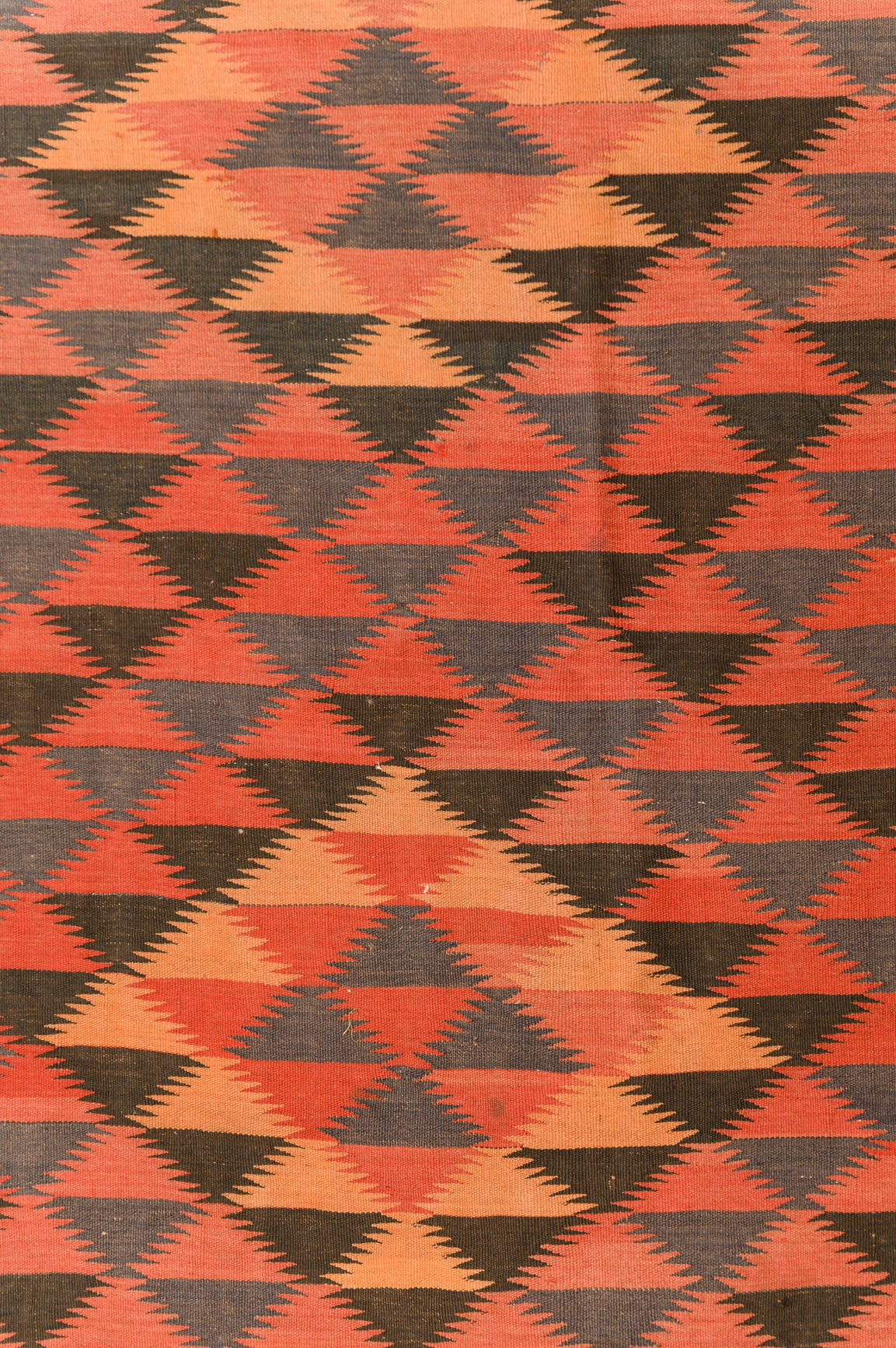 Red Vintage Persian Wool Kilim 168cm x 138cm