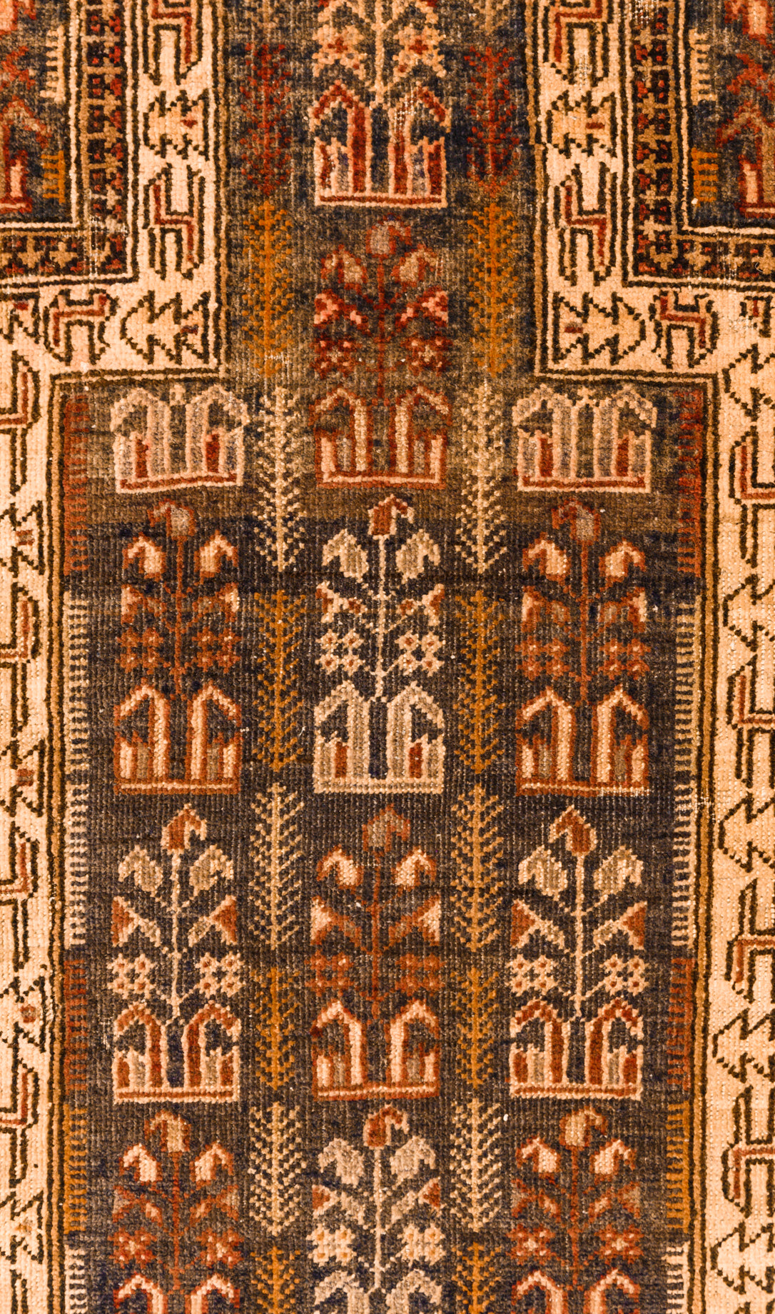 Vintage Persian Baluchi Wool Rug 146cm x 90cm