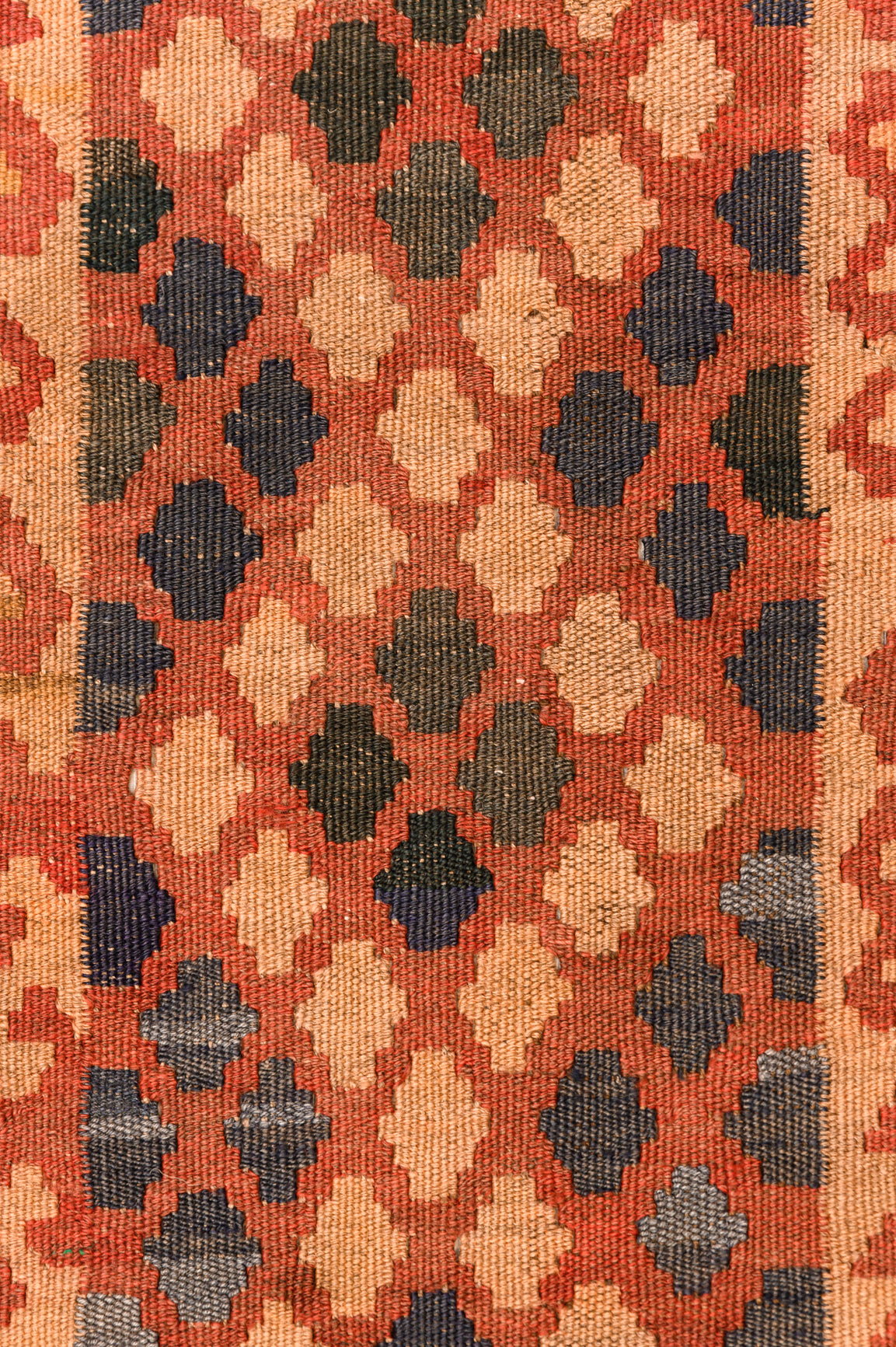 Red Vintage Persian Wool Kilim 175cm x 82cm