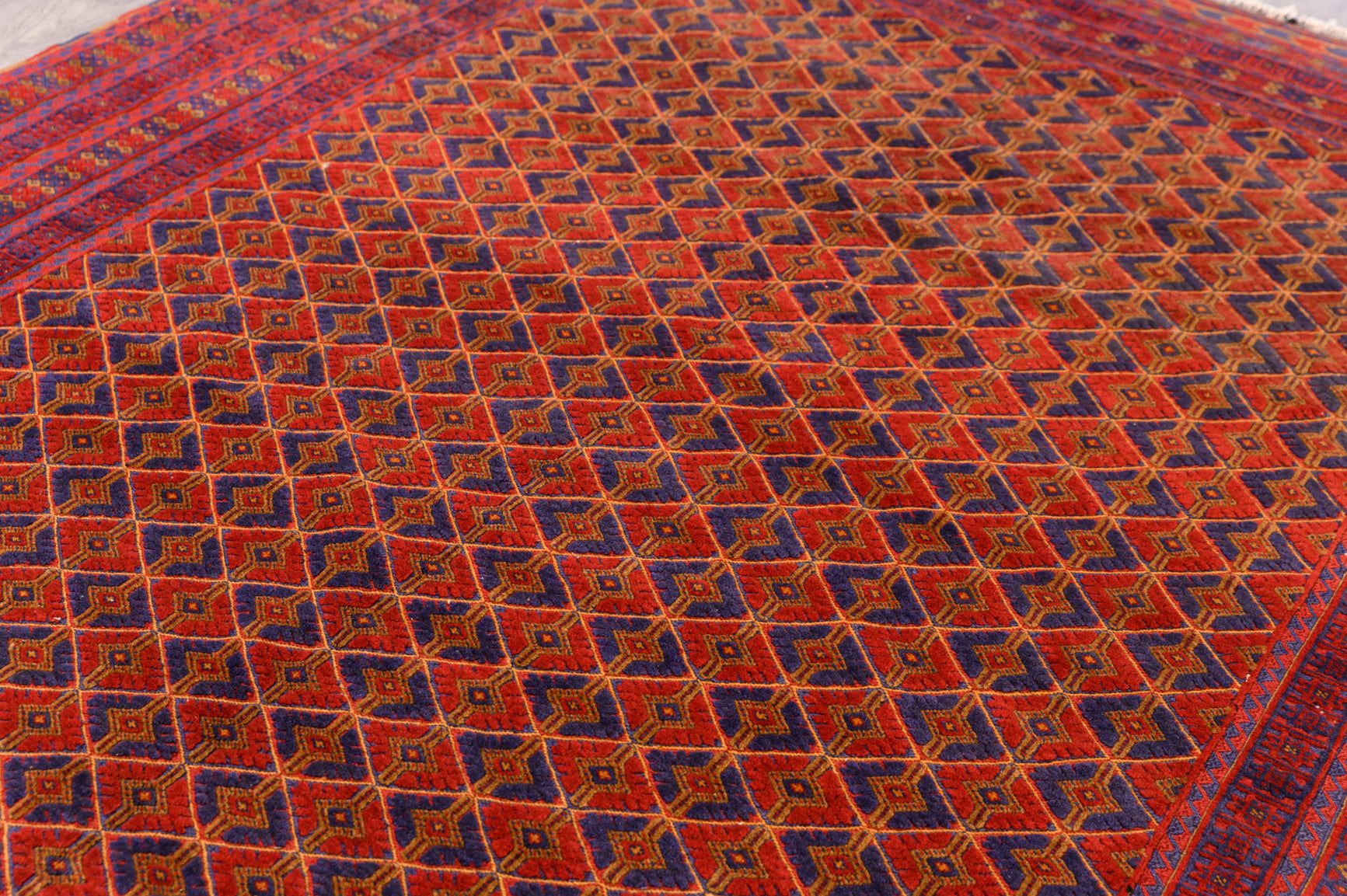 Red Fine Persian Meshwani Wool Rug 284cm x 204cm