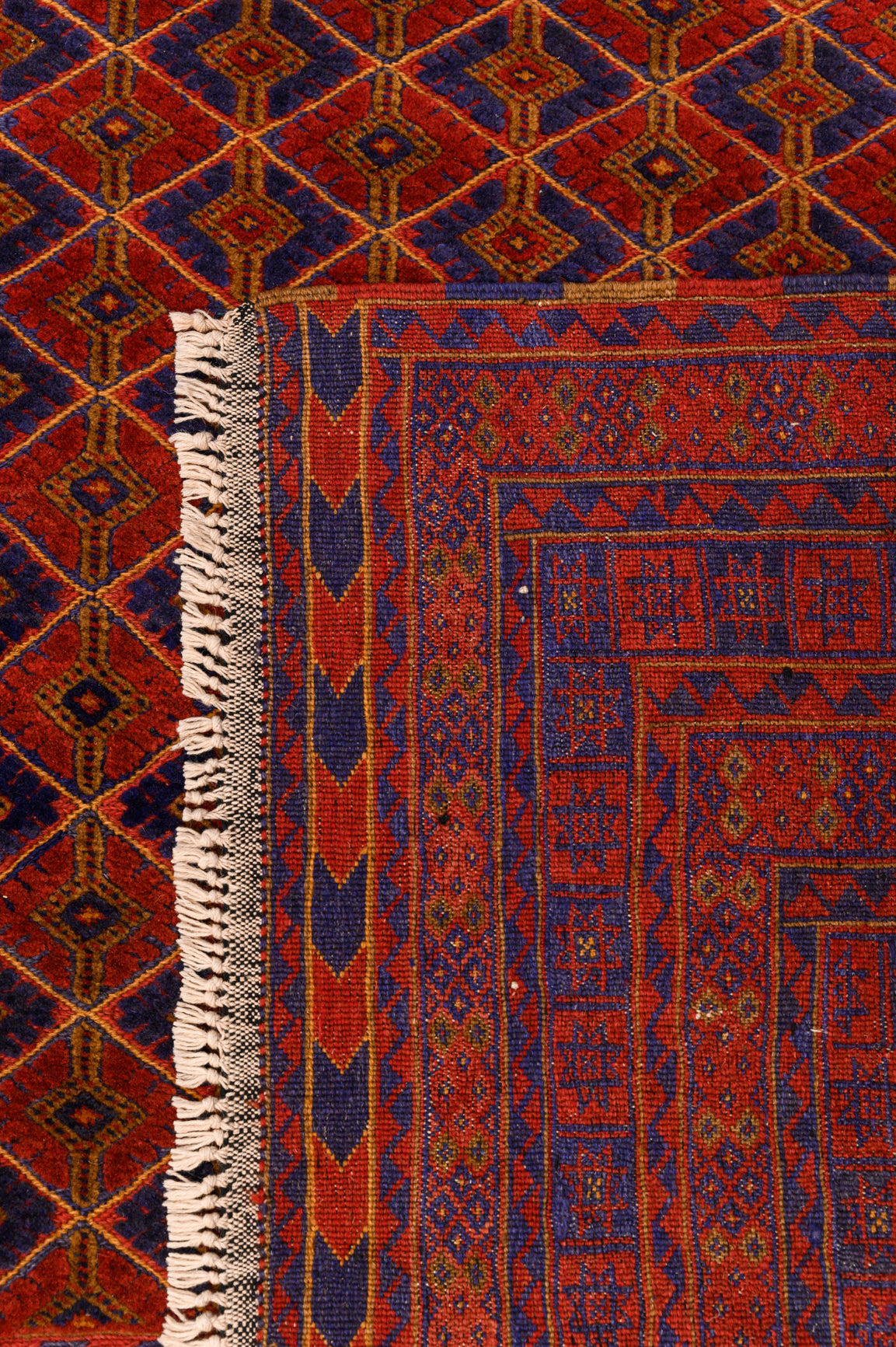 Red Fine Persian Meshwani Wool Rug 284cm x 204cm