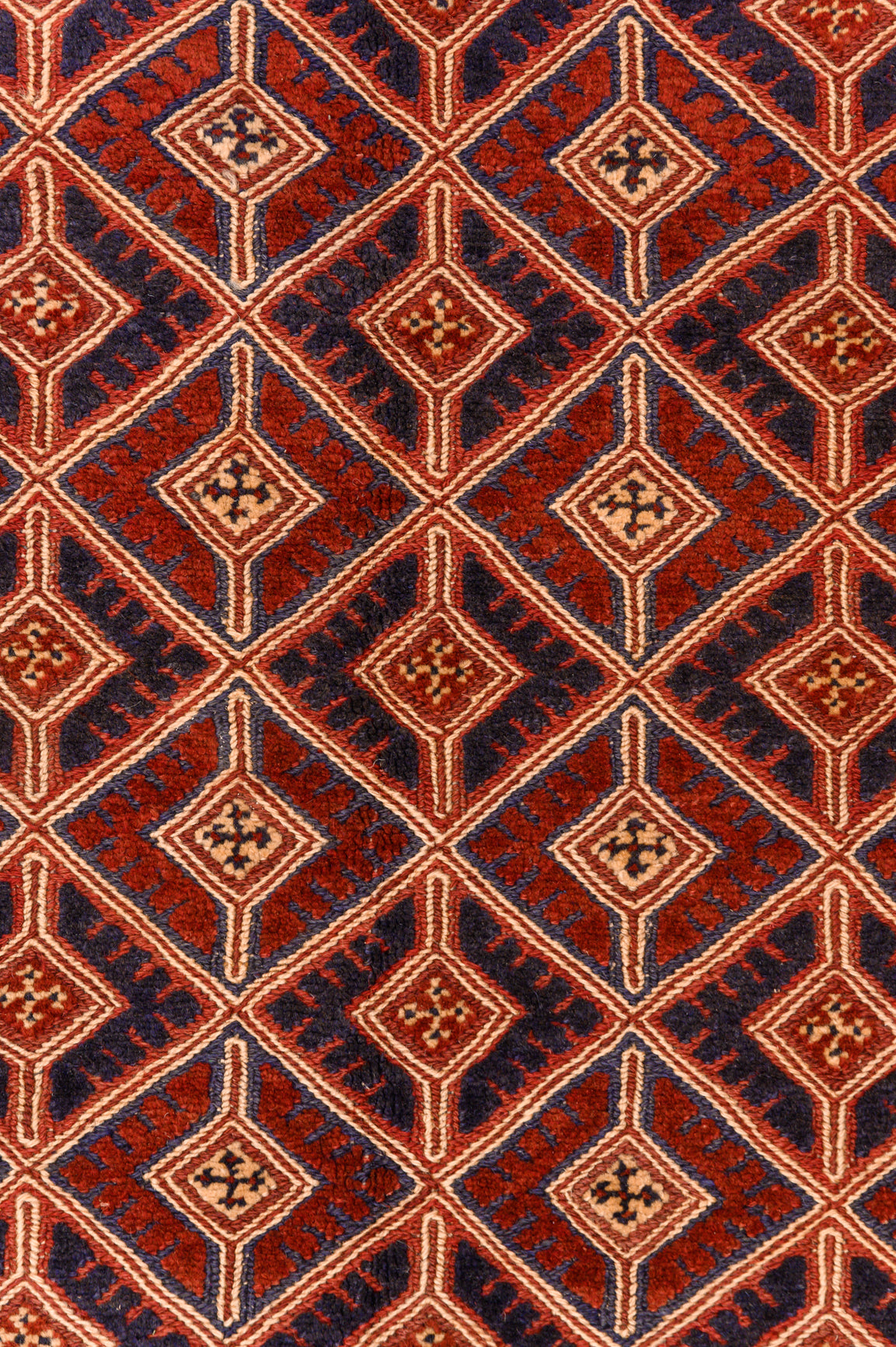 Red Fine Persian Meshwani Wool Rug 240cm x 200cm