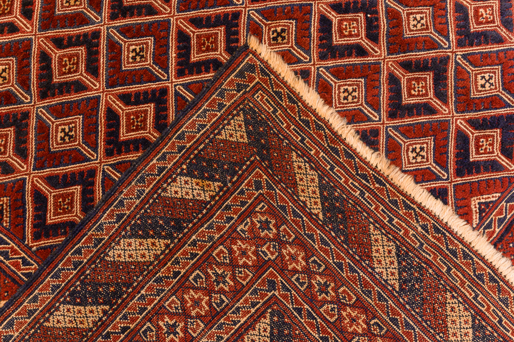 Red Fine Persian Meshwani Wool Rug 240cm x 200cm