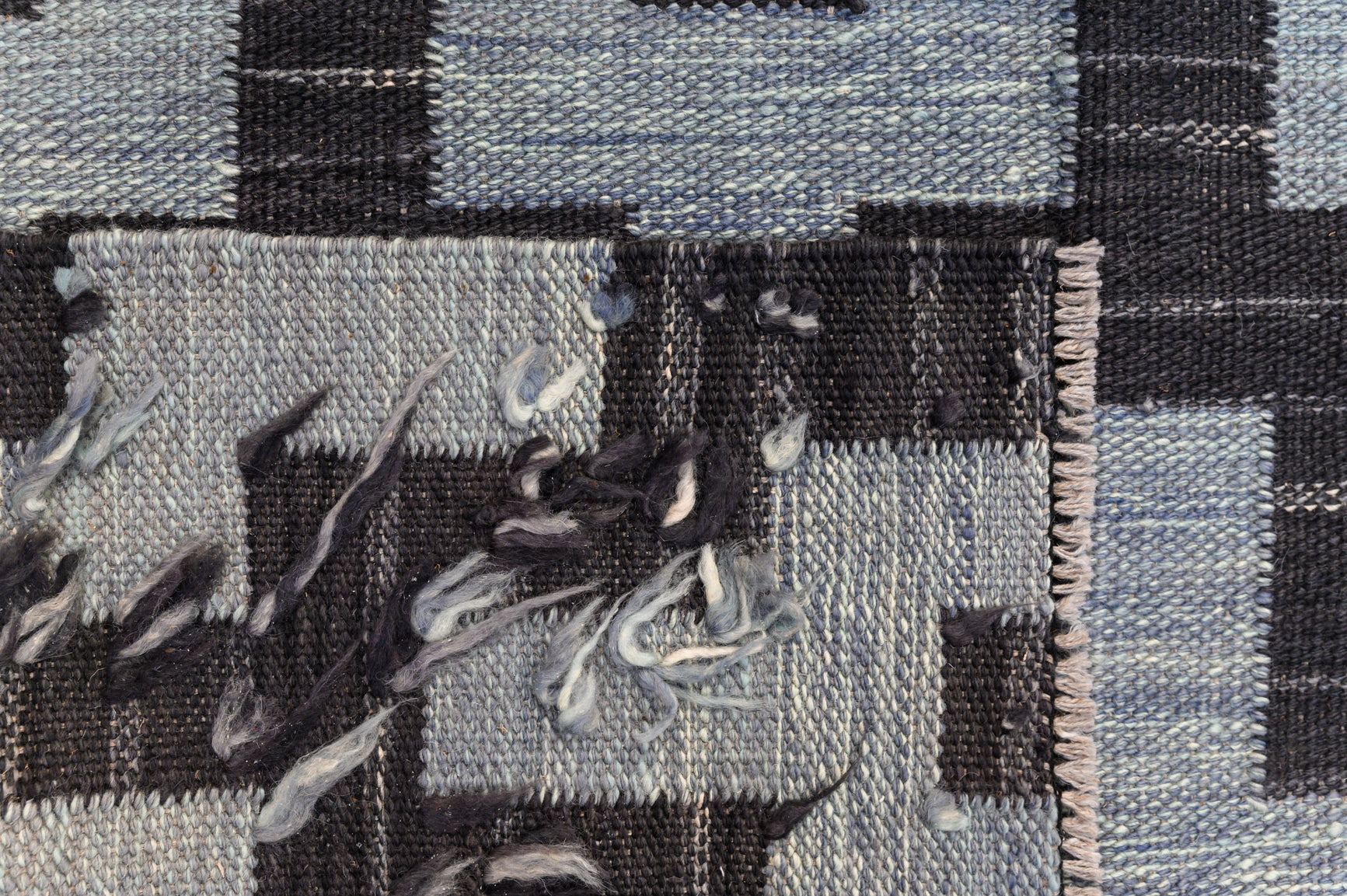 Blue Modern Persian Sumak 244cm x 153cm