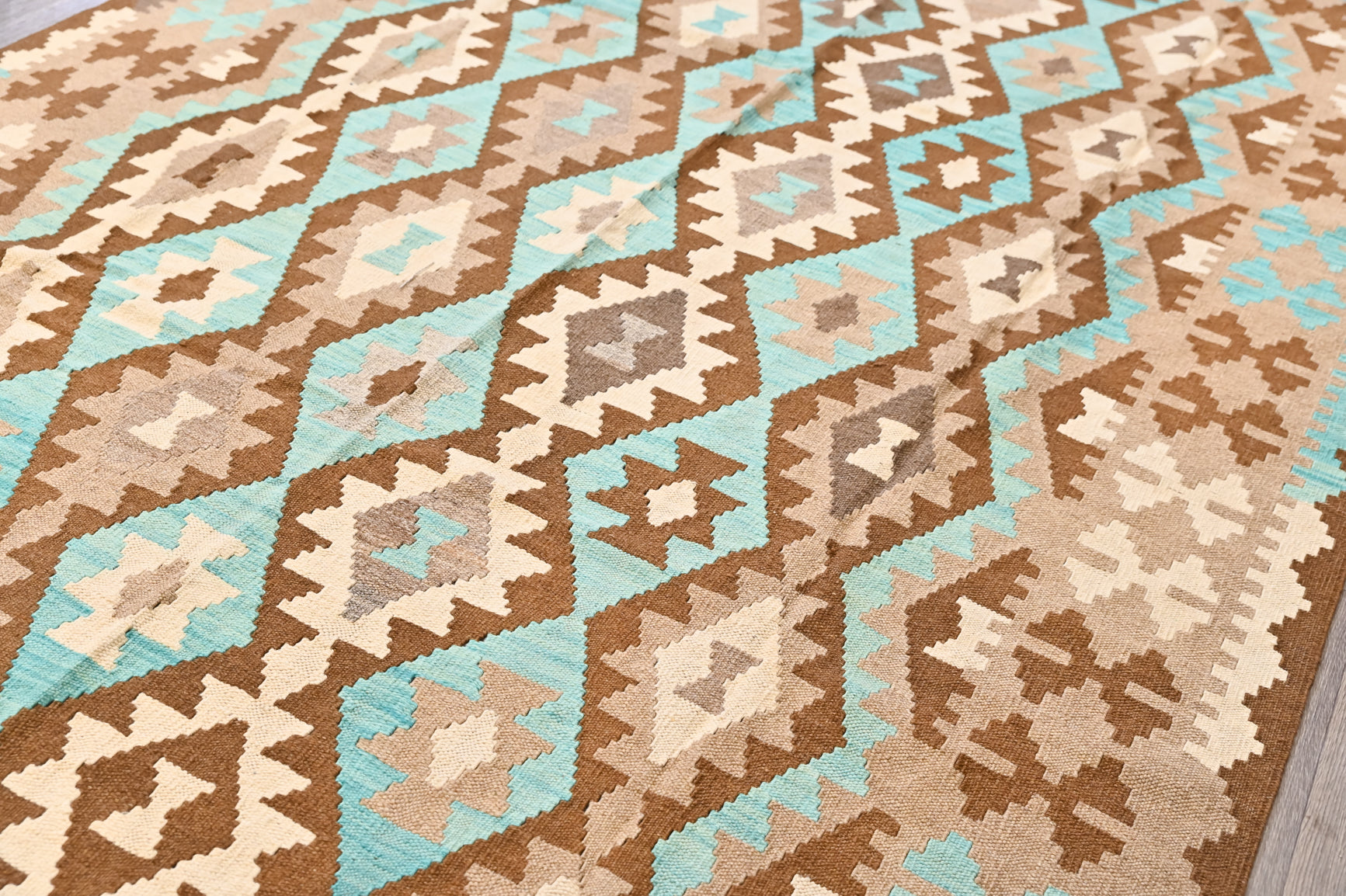 Muted Multicolour Boho Kilim 290cm x 194cm