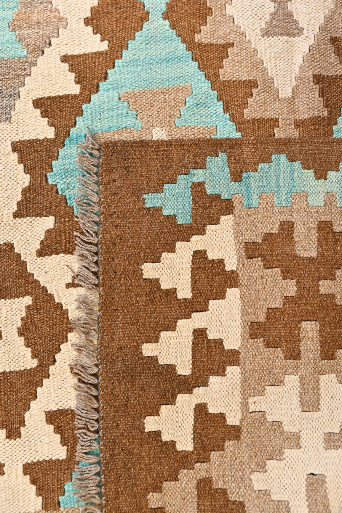 Muted Multicolour Boho Kilim 290cm x 194cm