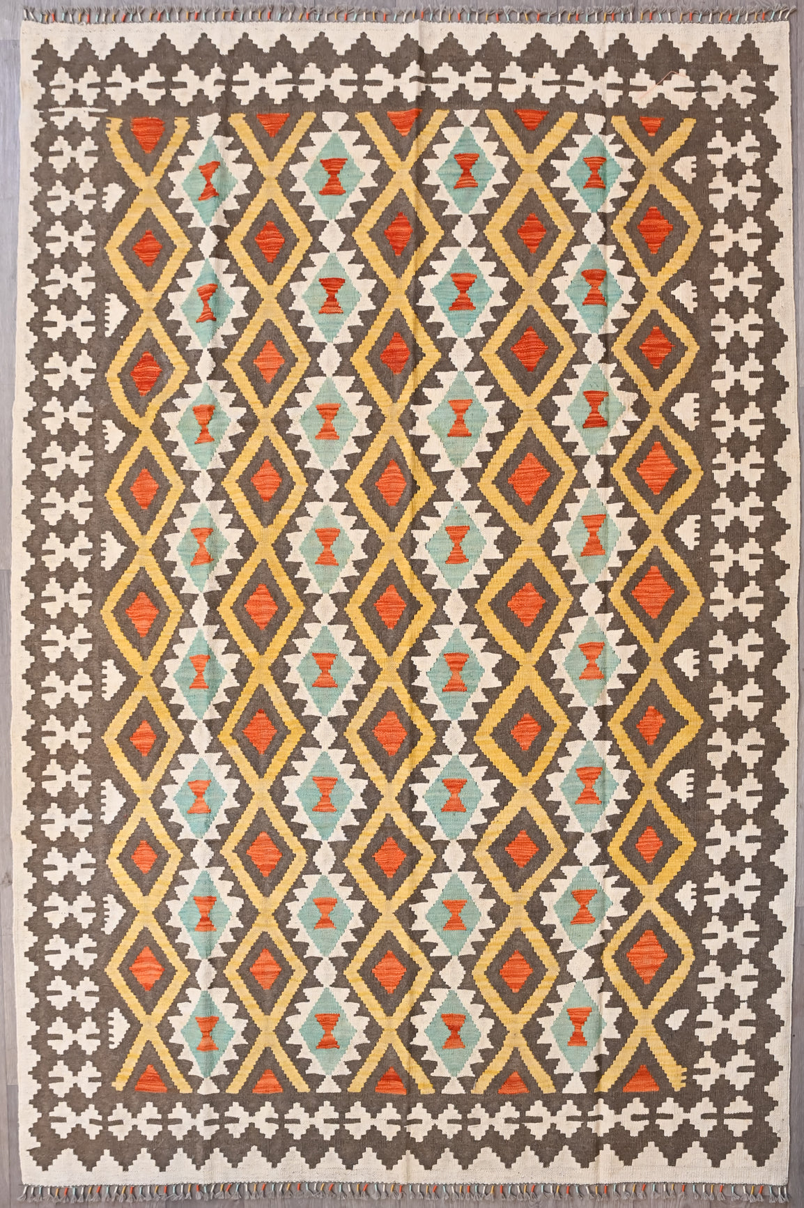 Multicolour Boho Kilim 297cm x 193cm