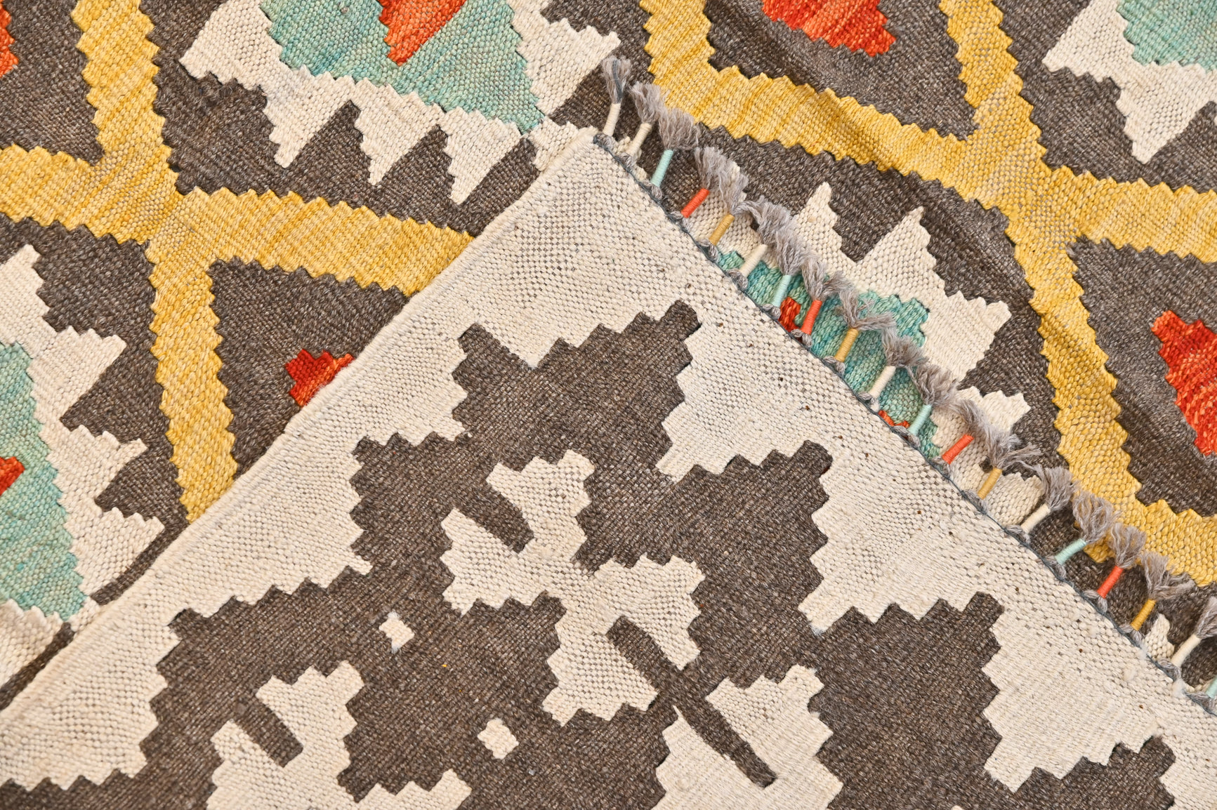 Multicolour Boho Kilim 297cm x 193cm