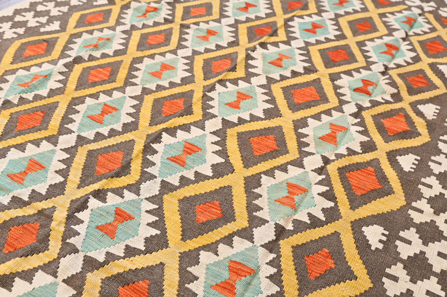Multicolour Boho Kilim 297cm x 193cm