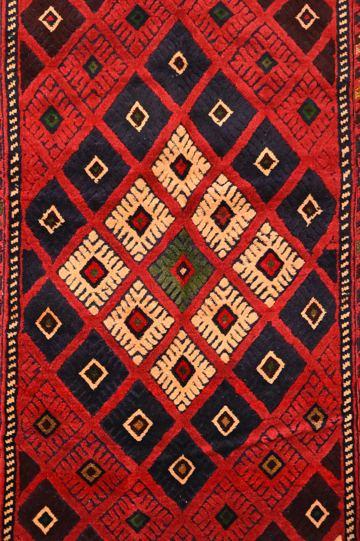 Red Persian Sumak Kilim Wool Rug 178cm x 134cm
