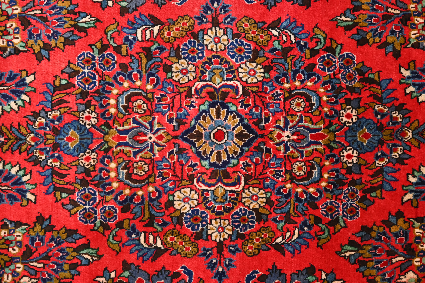 Pink Red Lilian Wool Rug 298cm x 188cm