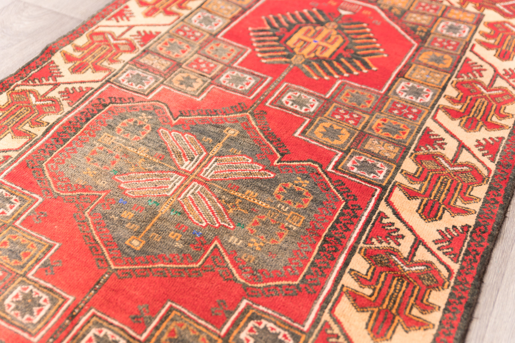 Vintage Persian Baluchi Wool Rug c.1970's 177cm x 95cm