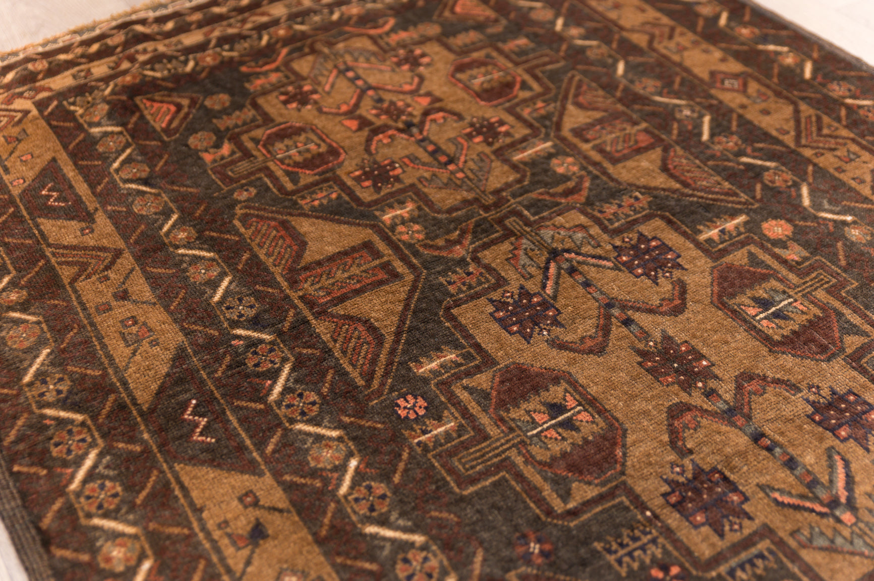 Vintage Persian Baluchi Wool Rug c.1970's 193m x 108cm