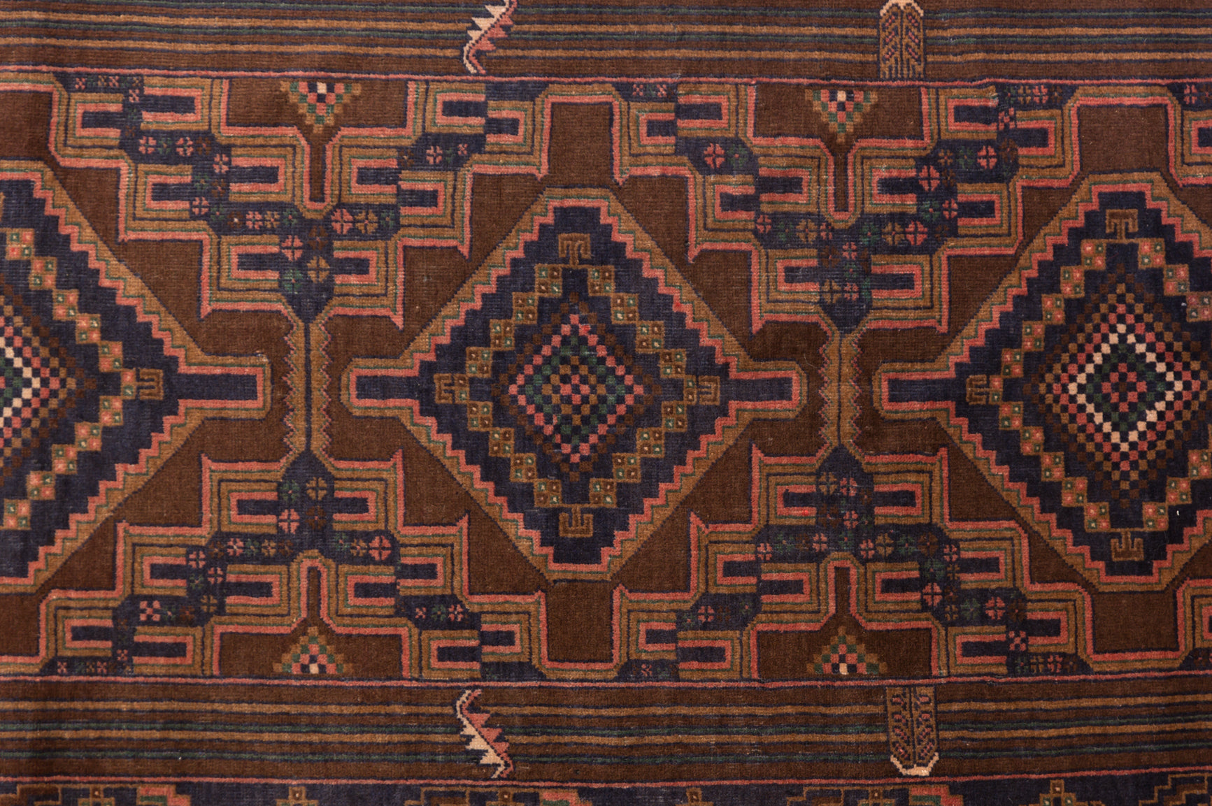 Vintage Persian Baluchi Wool Rug 210m x 116cm