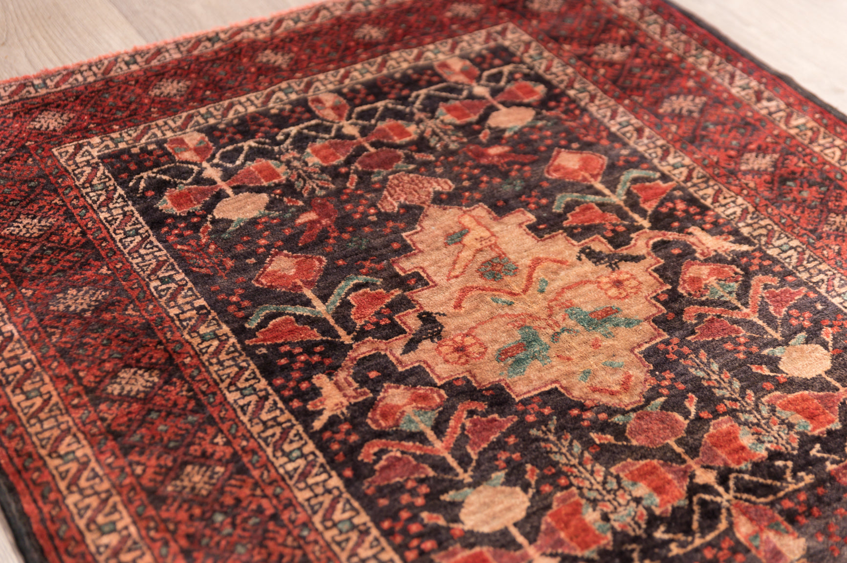 Vintage Persian Baluchi Wool Rug c.1960's 181cm x 100cm