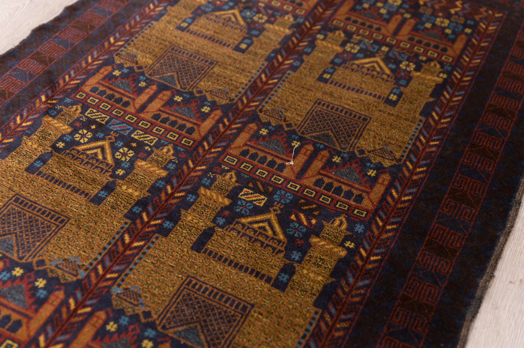 Fine Persian Baluchi Wool Rug 181cm x 101cm
