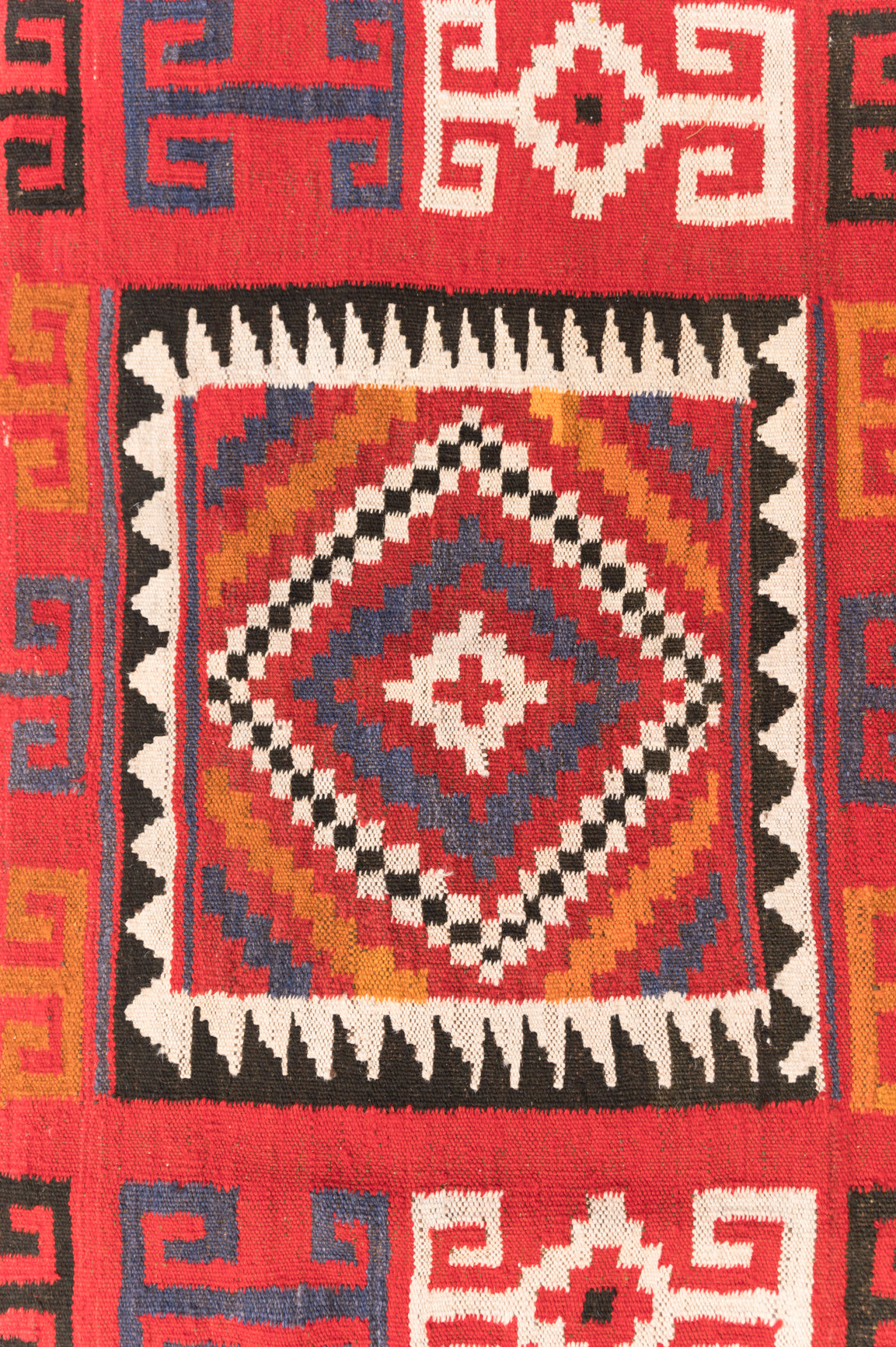 Vintage Persian Kilim 121cm x 128cm