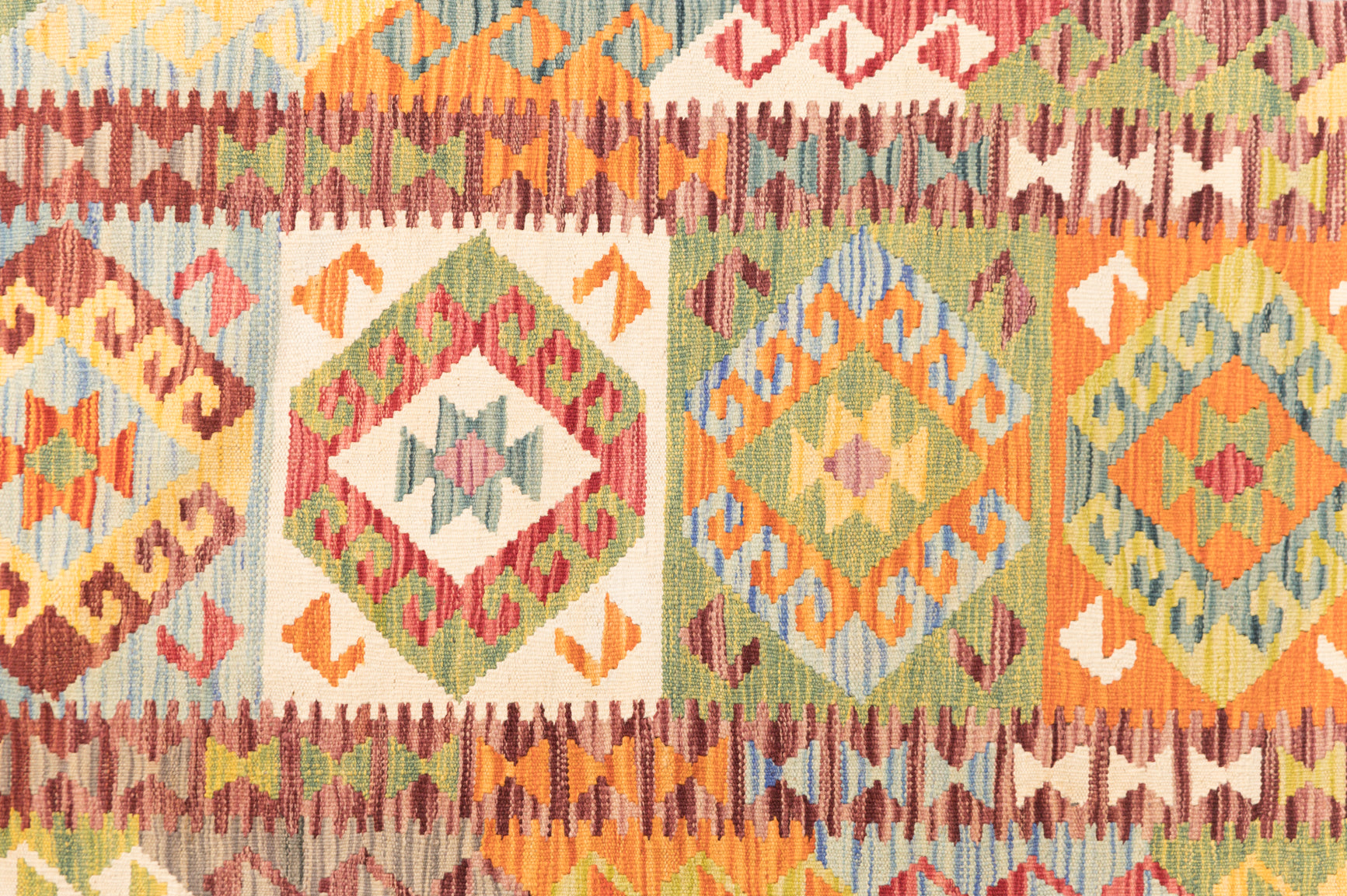 Rare XL Boho Wool Runner 969cm x 81cm